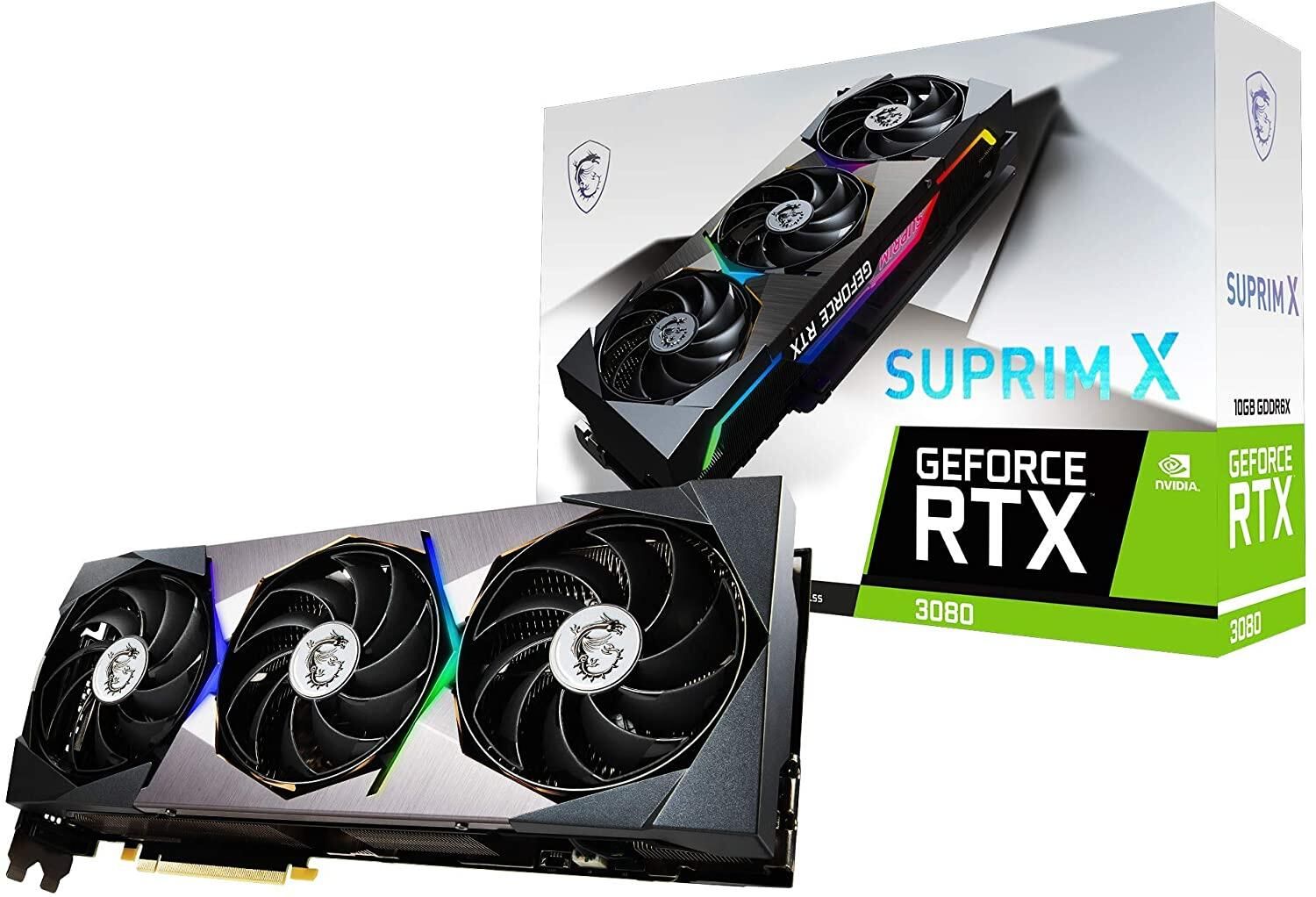 Видеокарта MSI RTX3080 10Gb Suprim X