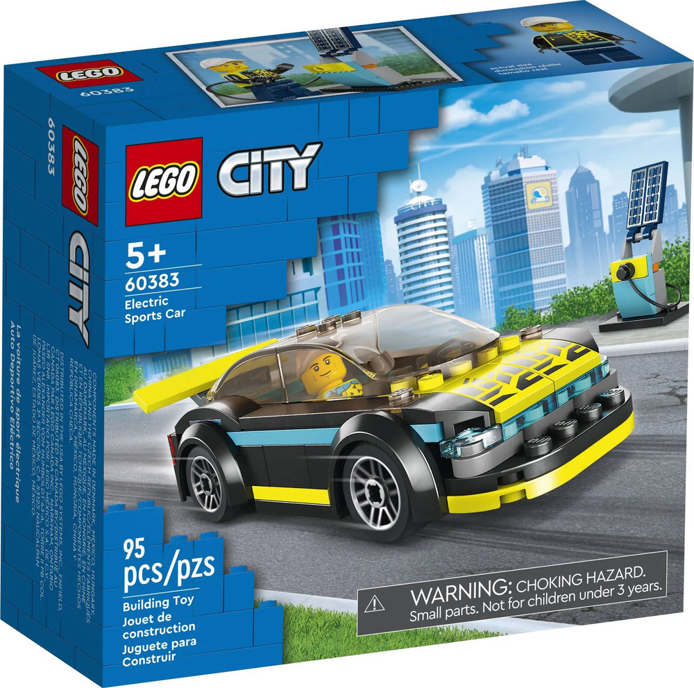 Конструктор LEGO City 60383 Электрический спорткар Конструктор LEGO City 60383 Электрический спорткар