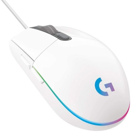 Мышь Logitech (910-005809) G102 LightSync белый оптическая