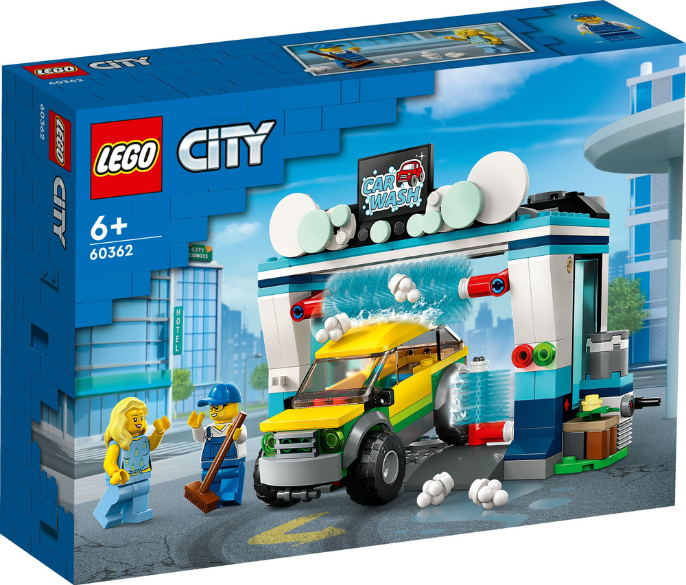 Конструктор Lego City Car Wash 243, 6+, 60362 Конструктор Lego City Car Wash 243, 6+, 60362