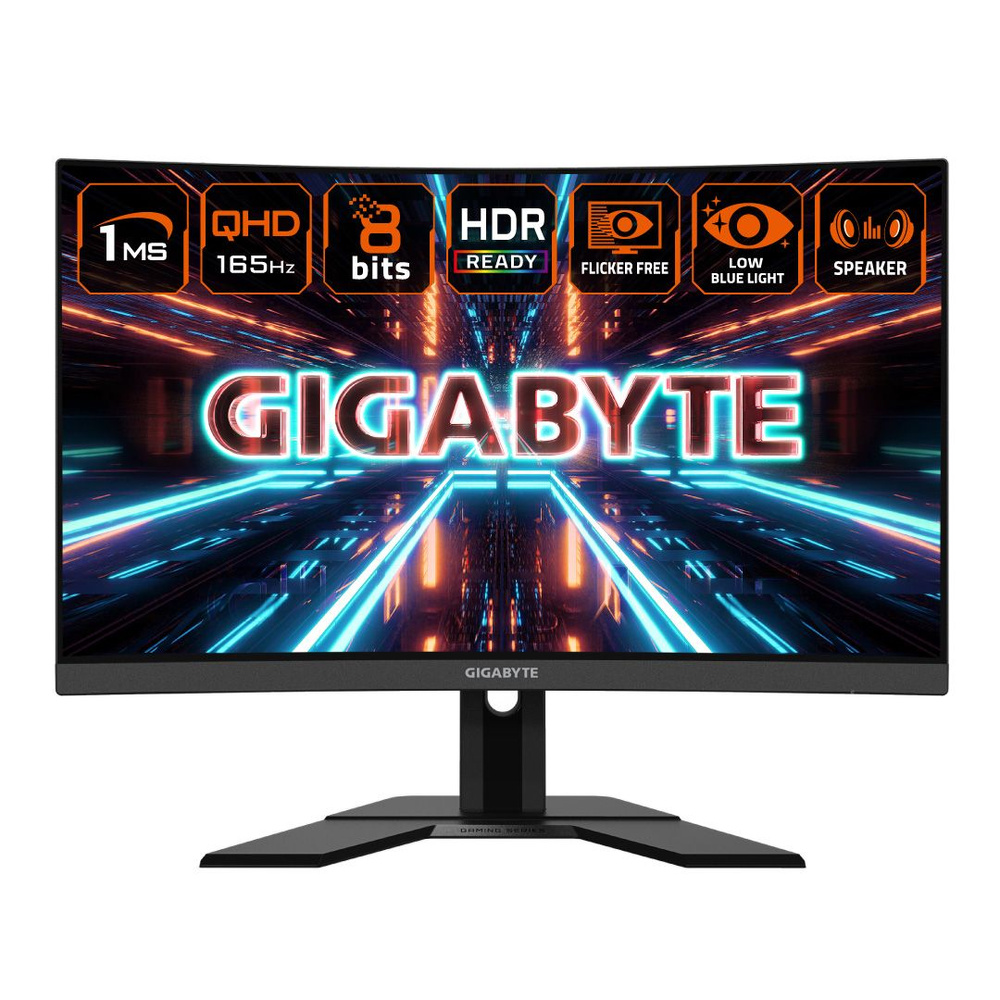 Монитор Gigabyte 27" G27QC A VA 2K чер 1ms HDMI DP USB M/M HAS 165Hz 250cd In Cur
