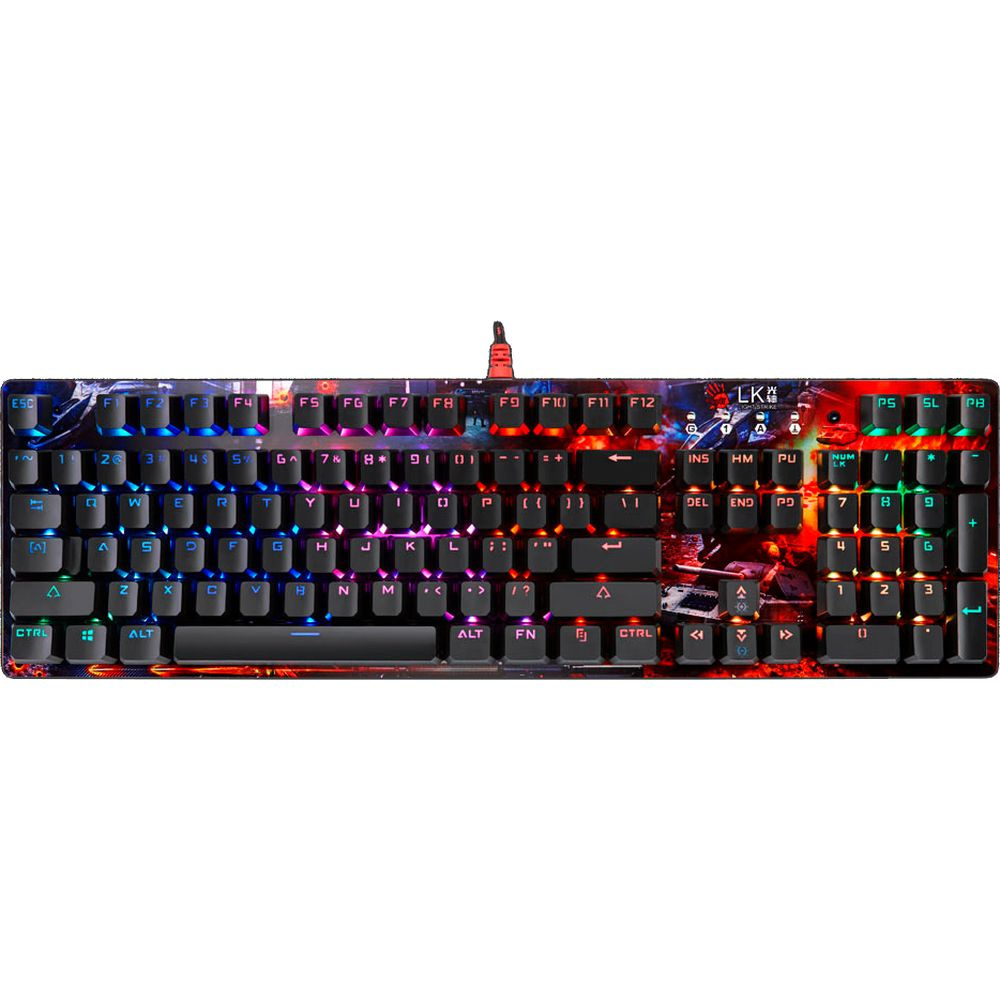 Клавиатура A4Tech Bloody B810R Battlefield механическая черный USB Multimedia for gamer LED (B810R)