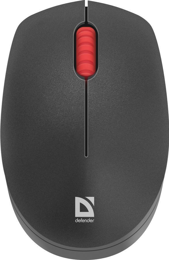 Мышь беспроводная Defender Tiana MB-055 черный, 1000 dpi, радиоканал, USB, кнопки - 3