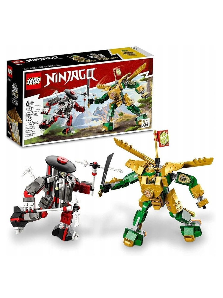 Набор Lego Ninjago Lloyd’s Mech Battle Evo, 71781