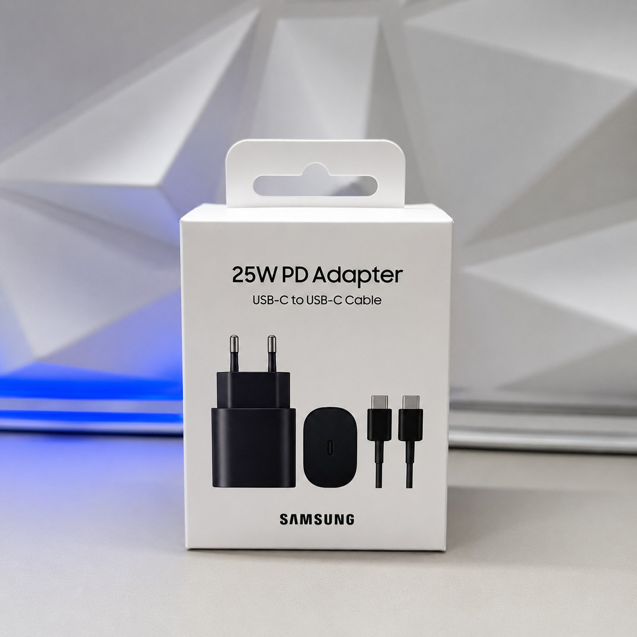 СЗУ Samsung TA800 PD Adapter Type-C to Type-C 25W Premium