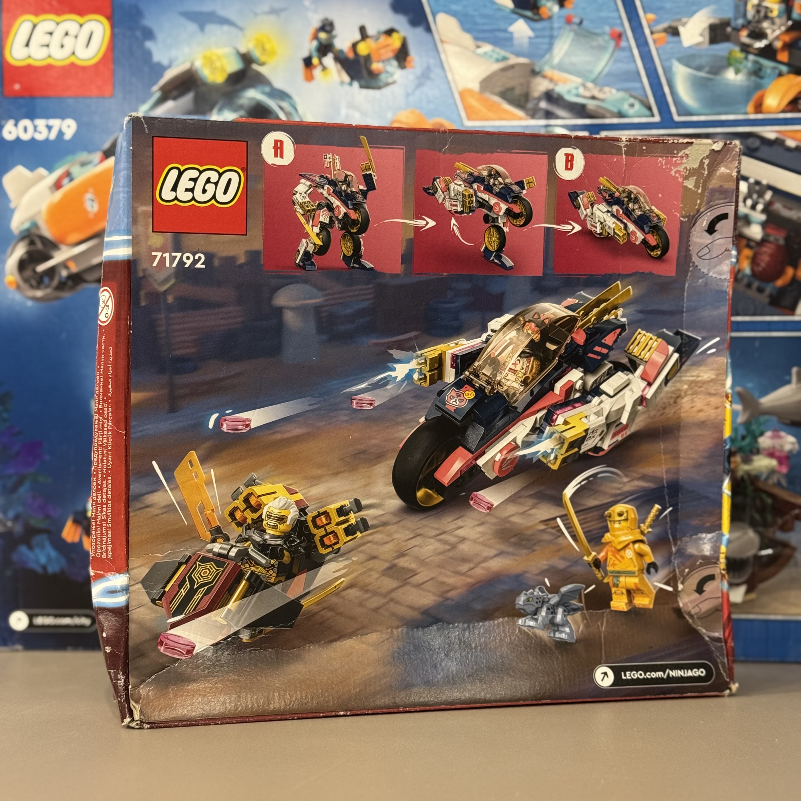 Конструктор Lego Ninjago Sora's Transforming Mech Bike Racer, 71792