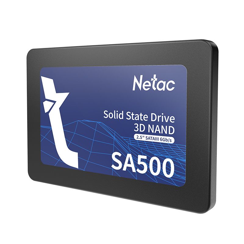 Накопитель SSD Netac SA500, 480Gb, SATA III, 2.5", R/W 520/450 (Новый)