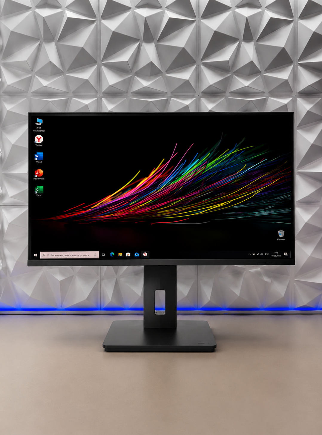Монитор NPC 27" MF2716-B IPS FHD чер 4ms HDMI DP VGA M/M HAS Piv 100Hz 250cd In