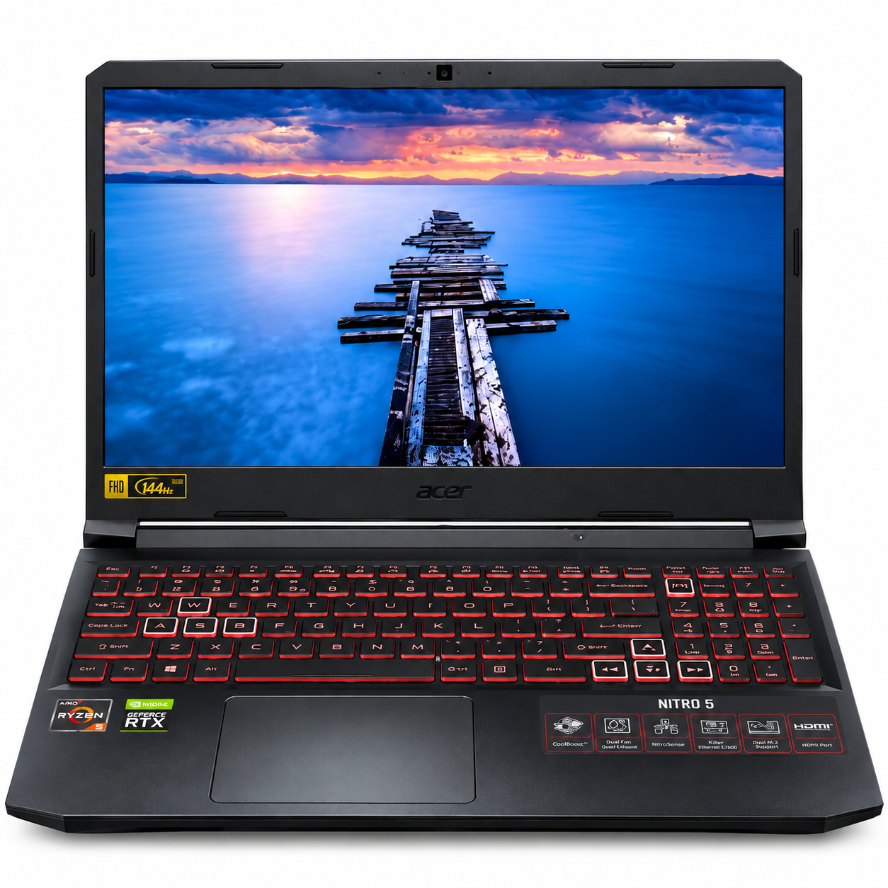 Ноутбук Acer Nitro 5 AN515-45 R7-5800H/16Gb DDR4/RTX3060 6Gb/512Gb SSD/15.6"