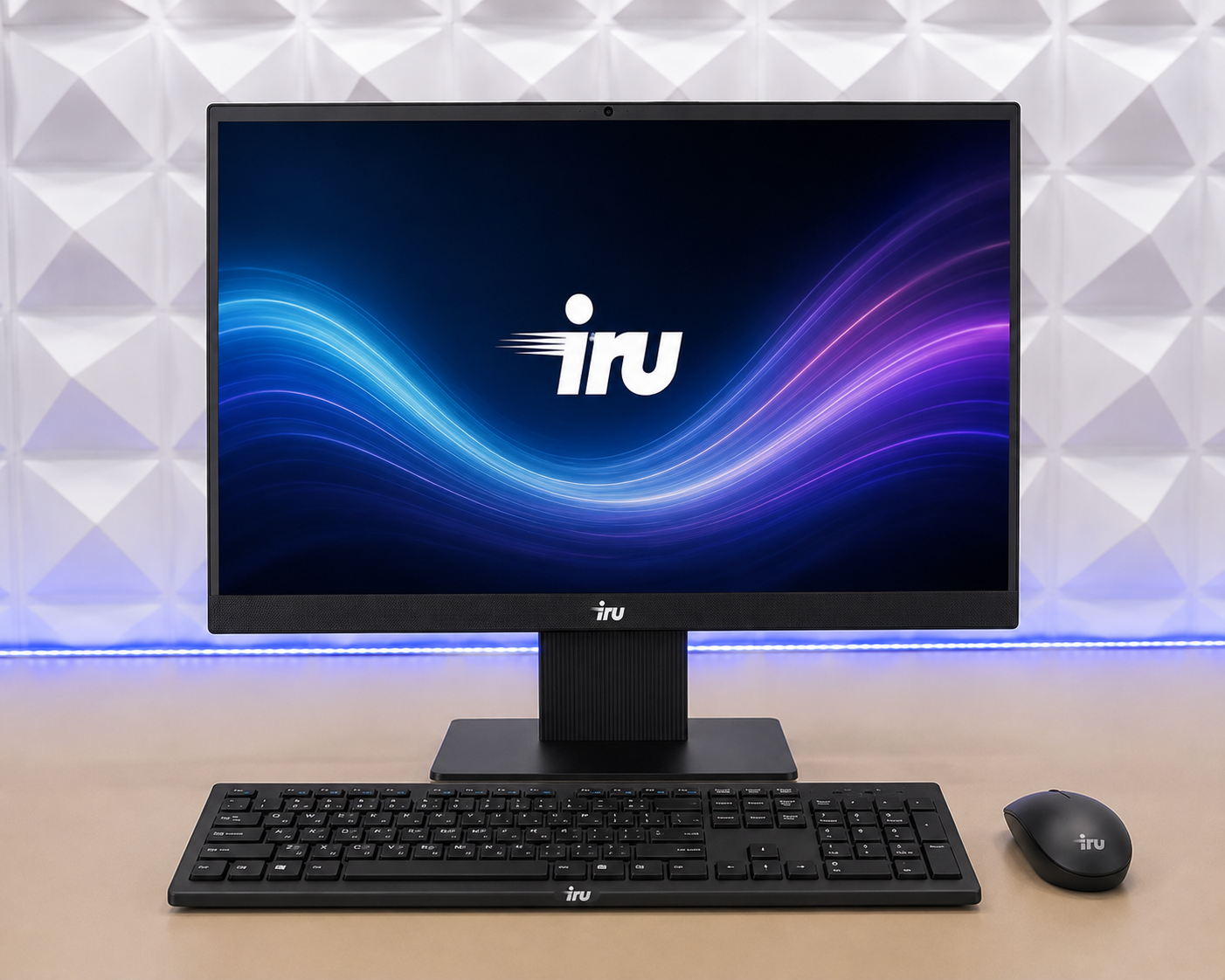 Моноблок IRU 23IM 23.8" Full HD i3 1215U/8Gb/SSD256Gb UHDG/noOS/черный 1920x1080