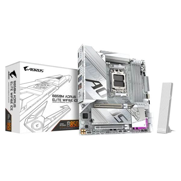 Материнская плата S_AM5 Gigabyte B850 Aorus Elite Wi-Fi Ice