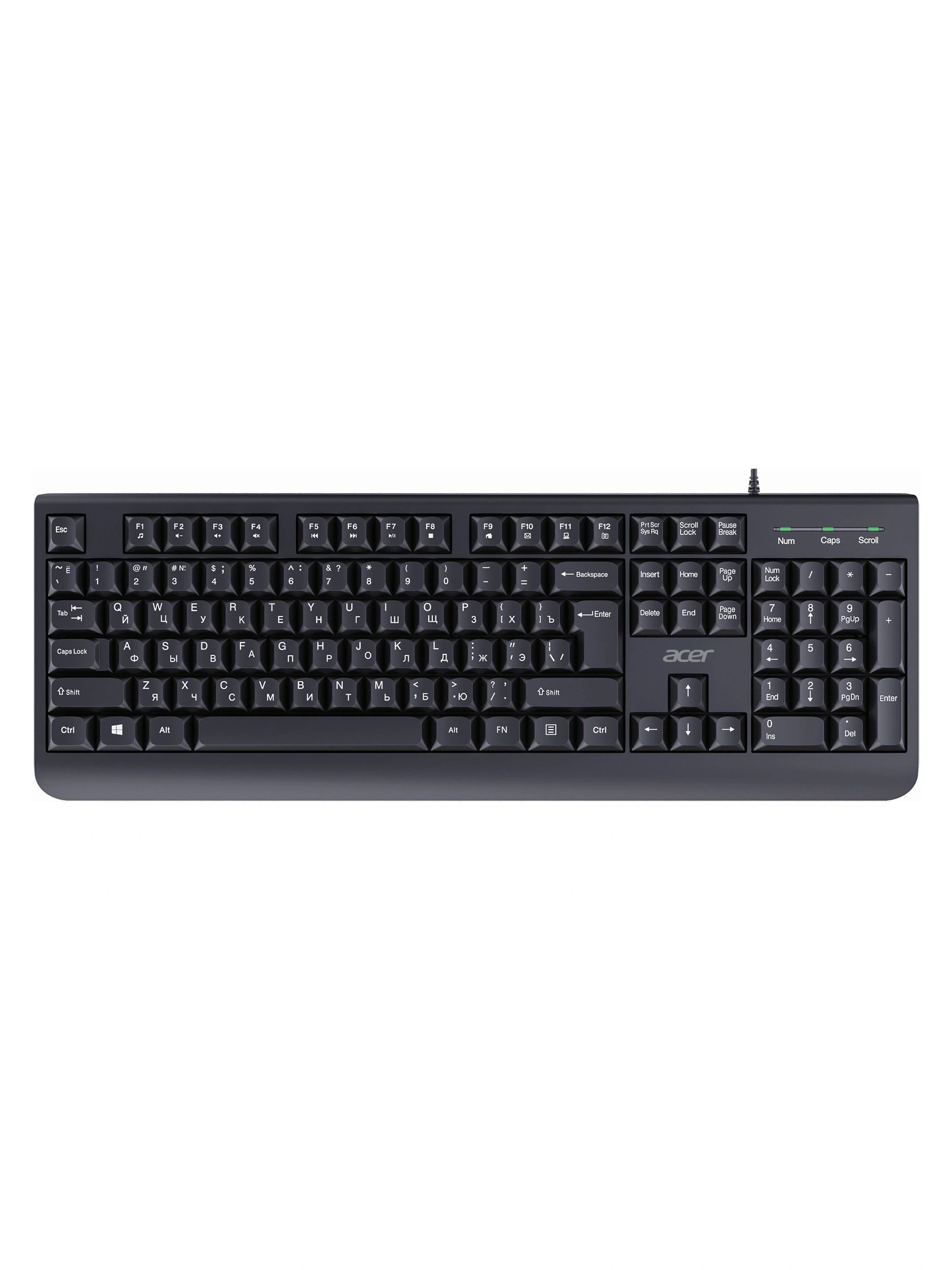 Клавиатура Acer (ZL.KBDEE.01C) OKW400 USB черный