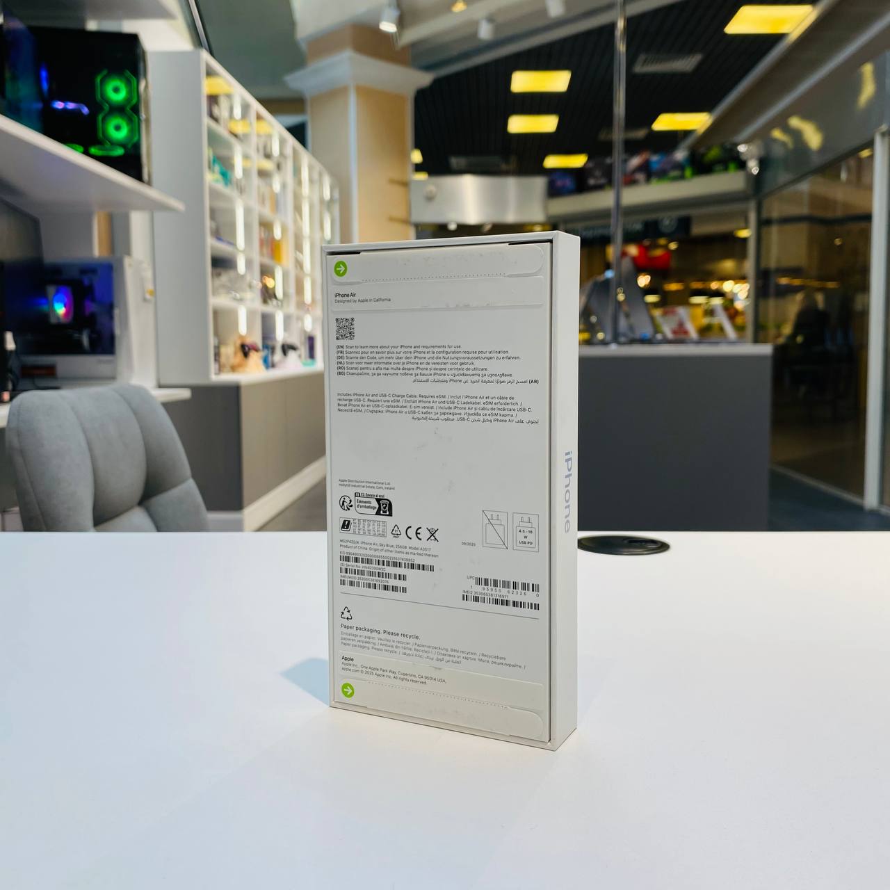 Apple iPhone Air 256 ГБ Sky Blue eSim (Новый)