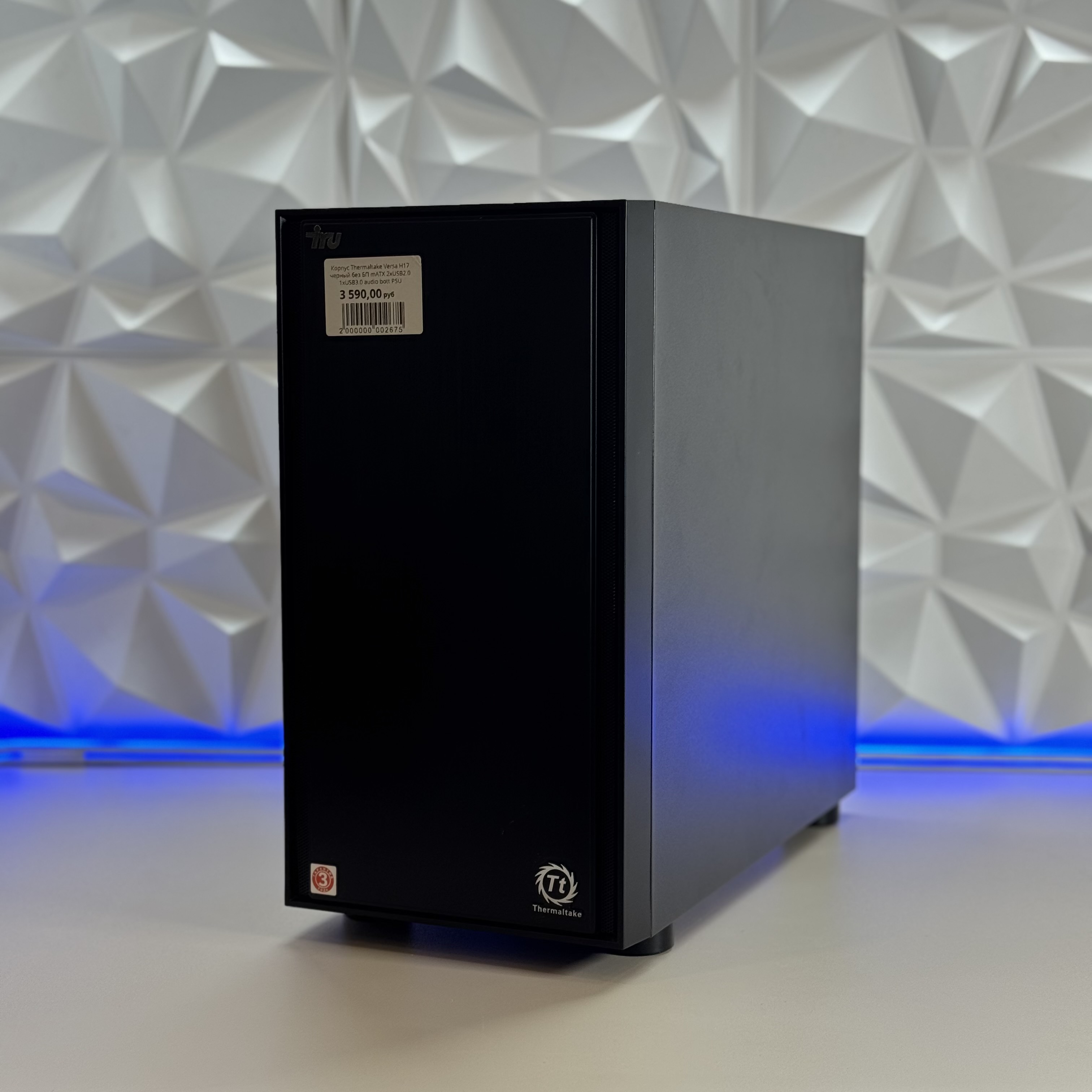 Корпус Thermaltake Versa H17 черный без БП mATX 2xUSB2.0 1xUSB3.0 audio bott PSU