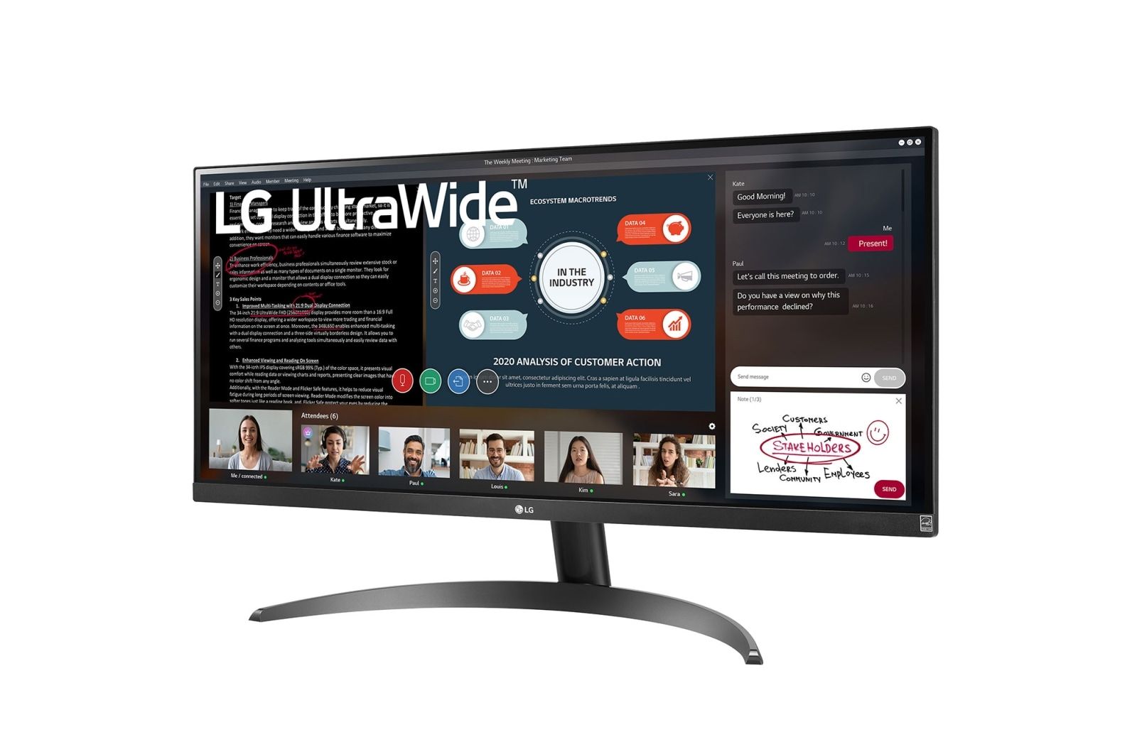 Монитор LG 29" 29WP500-B IPS FHD чер HDMI 75Hz 350cd Ex