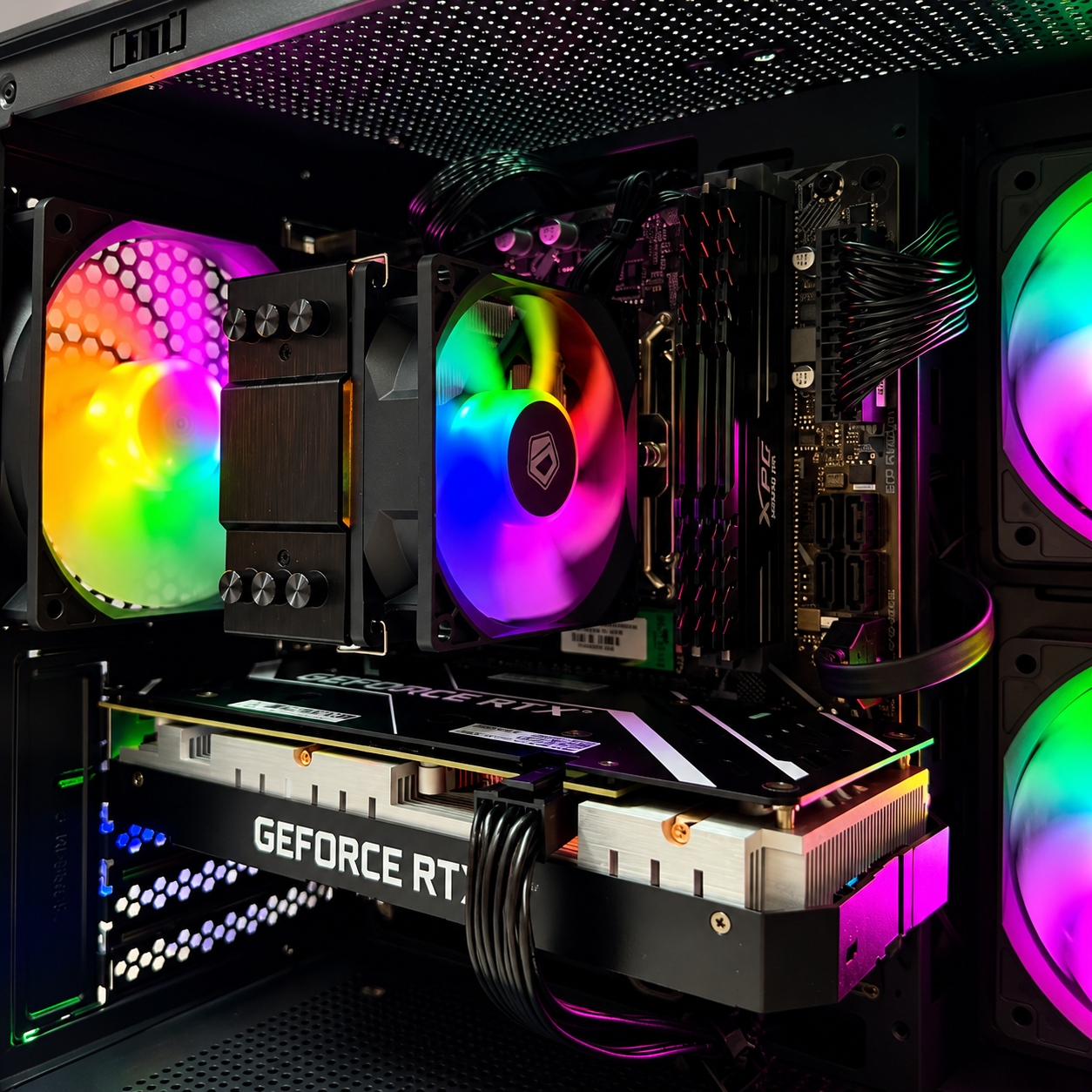 Игровой ПК i5-10400F/16Gb DDR4/RTX3050 8Gb/512Gb SSD/550W
