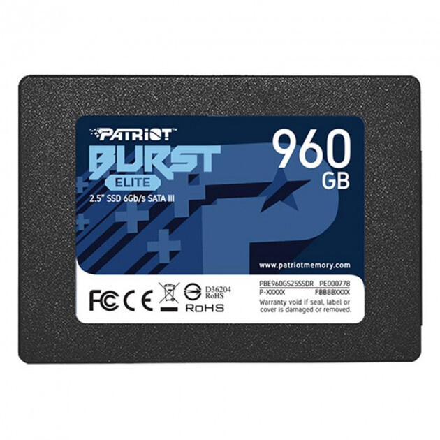 SSD накопитель Patriot Burst Elite 960Gb