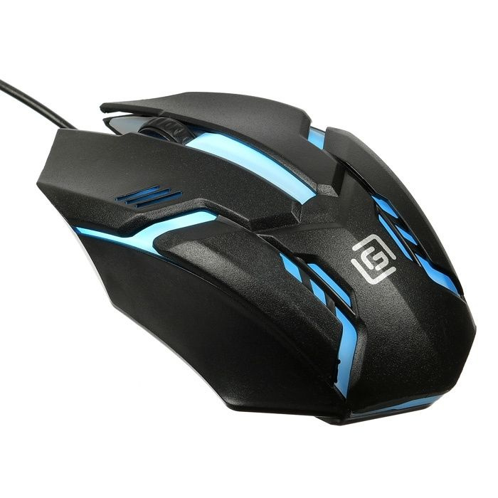 Мышь проводная Oklick 396M INSOMNIA черный, 1000 dpi, USB, кнопки - 3