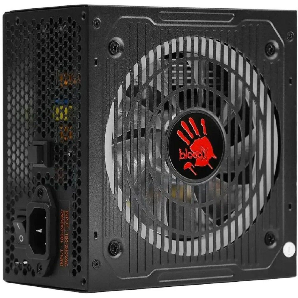 Блок питания Bloody ATX 750W BD-PS750G 80+ gold (20+4pin) APFC 120mm fan color LED 6xSATA Cab Manag