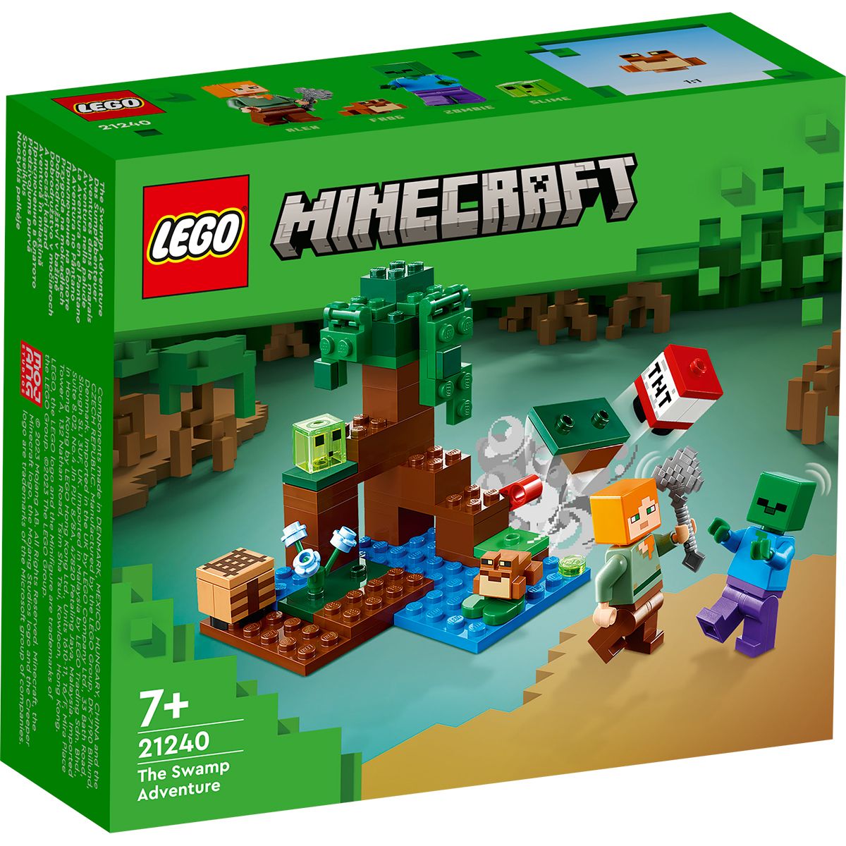 Набор Lego Minecraft Het Moerasavontuur, 21240 Набор Lego Minecraft Het Moerasavontuur, 21240