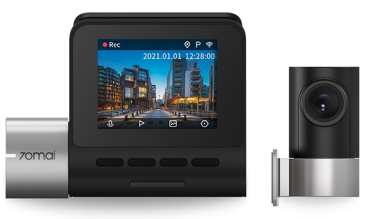 Видеорегистратор 70Mai Dash Cam Pro Plus+ черный 5Mpix 1944x2592 1080p 140гр. GPS MSC8336D