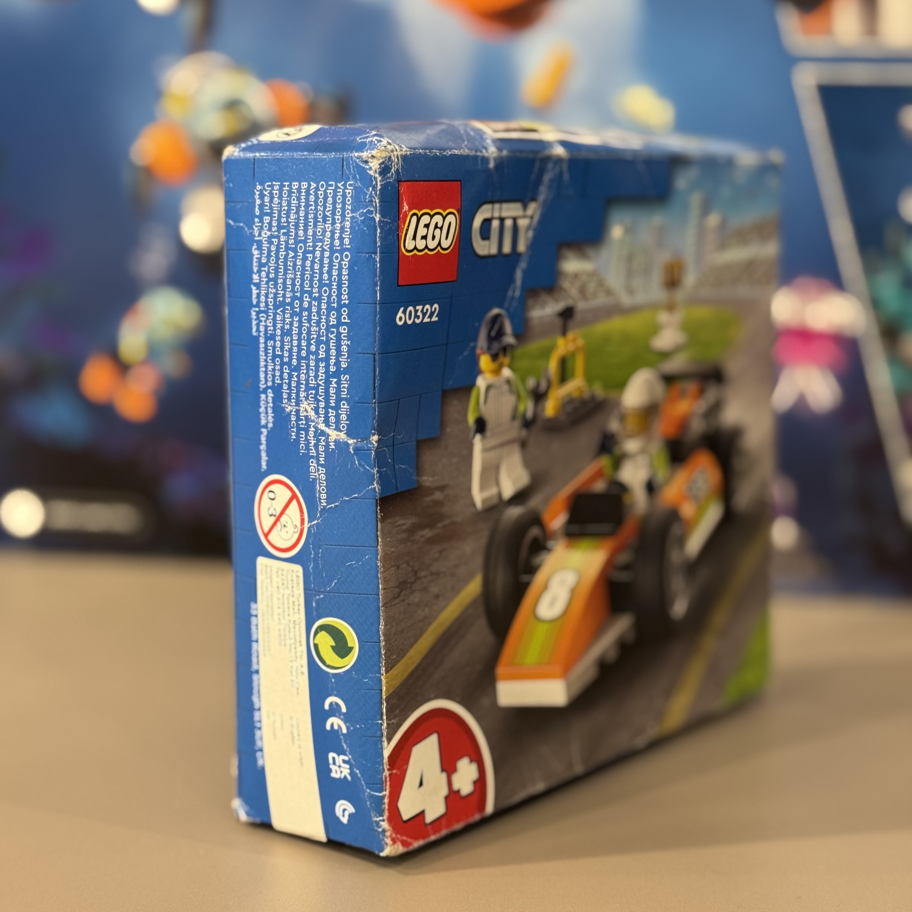 Конструктор Lego City Great Vehicles Гоночный автомобиль, 4+, 60322