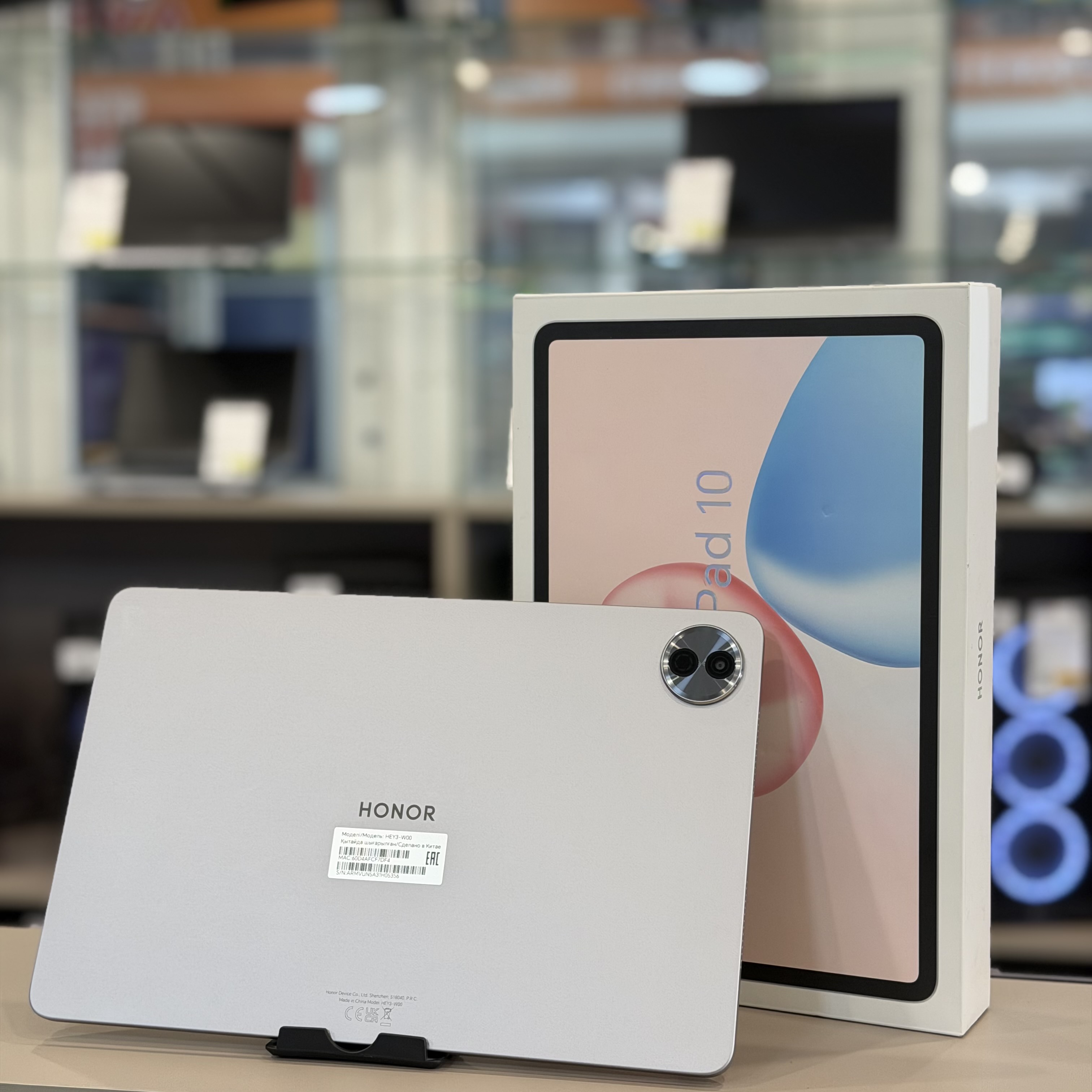 Планшет Honor Pad 10 12.1" HEY3-W00 8/256Gb Wi-Fi, 2560 x 1600, 120Гц