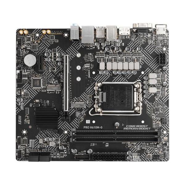 Материнская плата S_1700 MSI PRO H610M-G DDR5