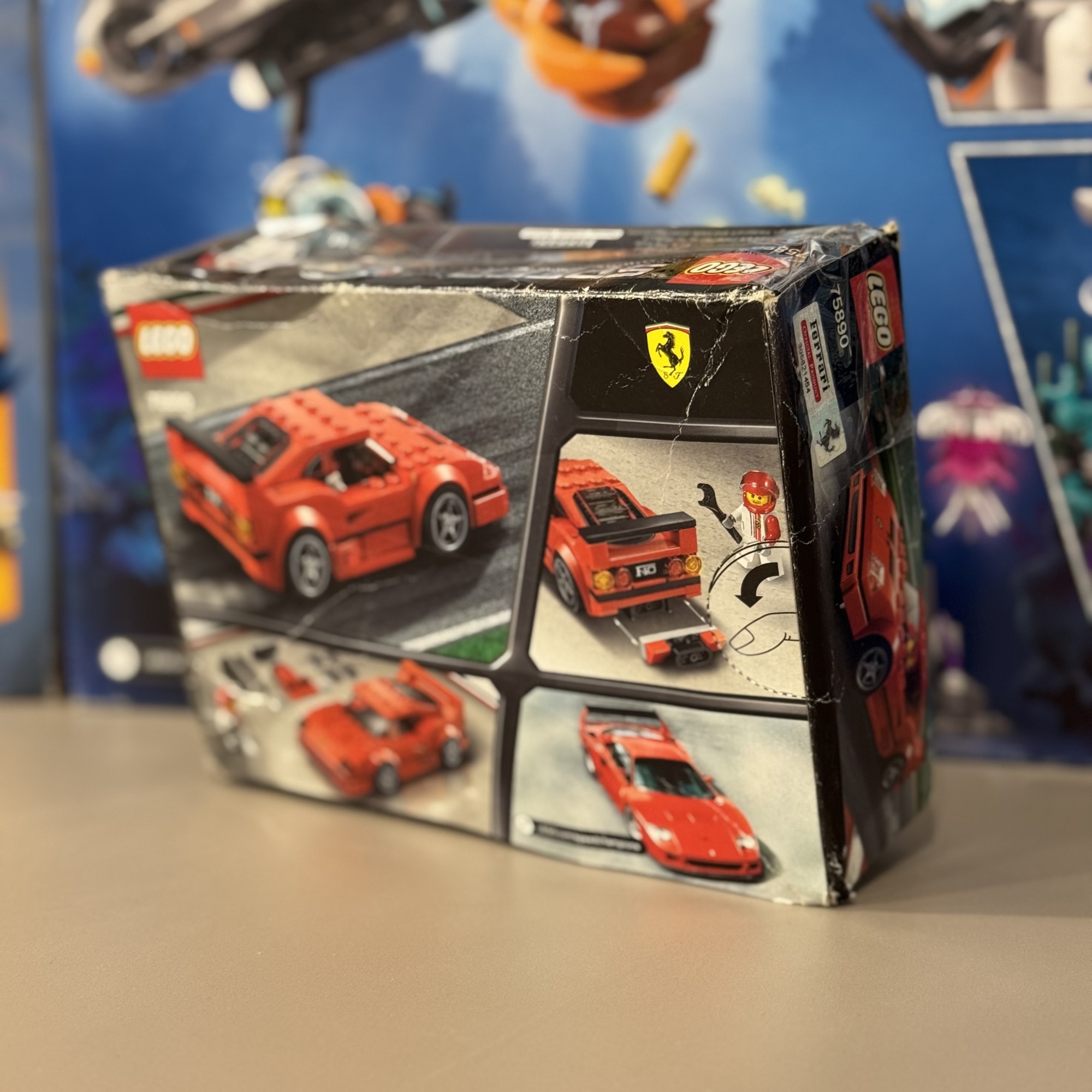 Конструктор Lego Скоростные чемпионы Автомобиль Ferrari F40 Competizione, 75890