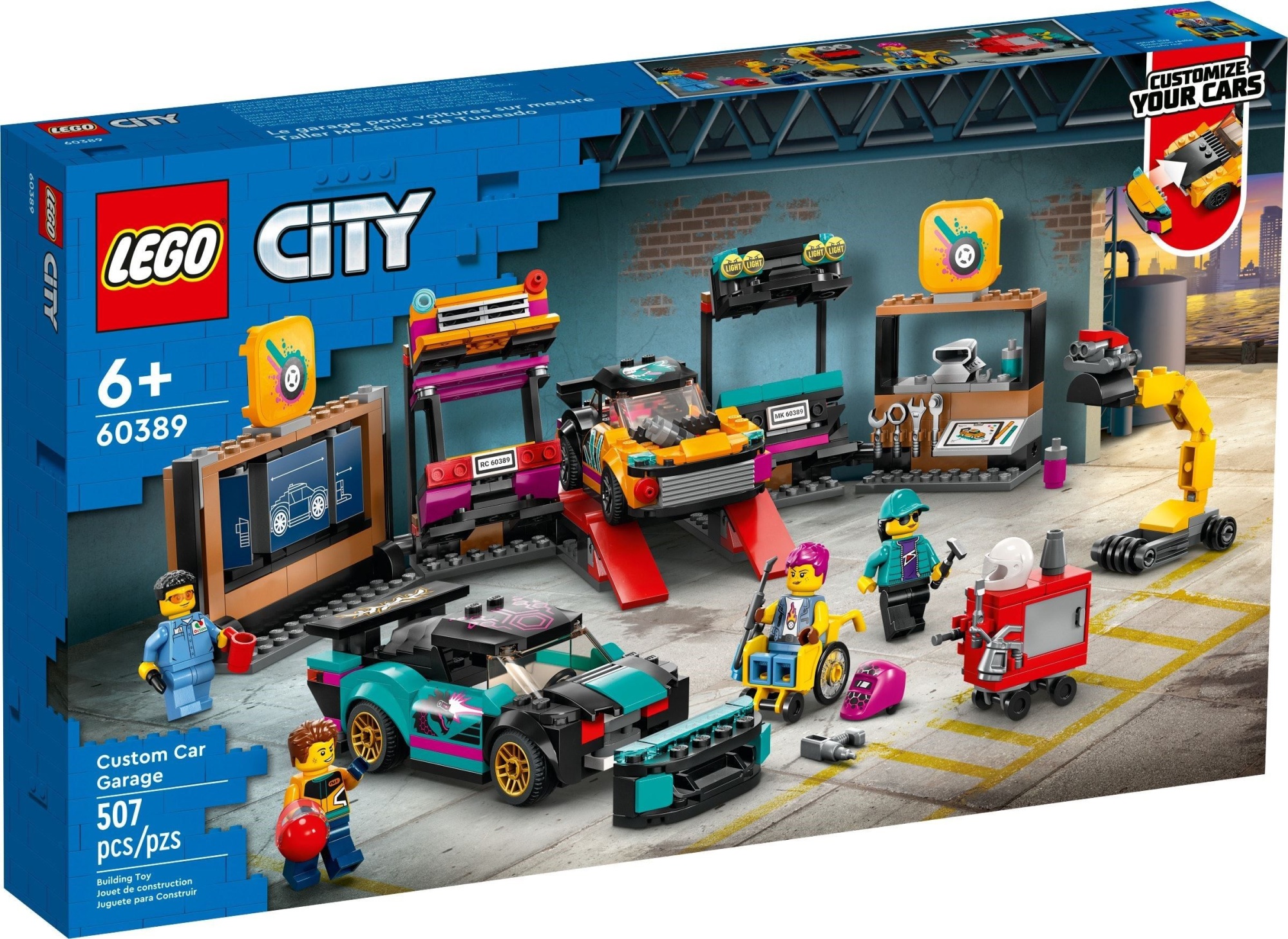 Набор Lego City Great Vehicles Garage Aanpas Auto, 60389