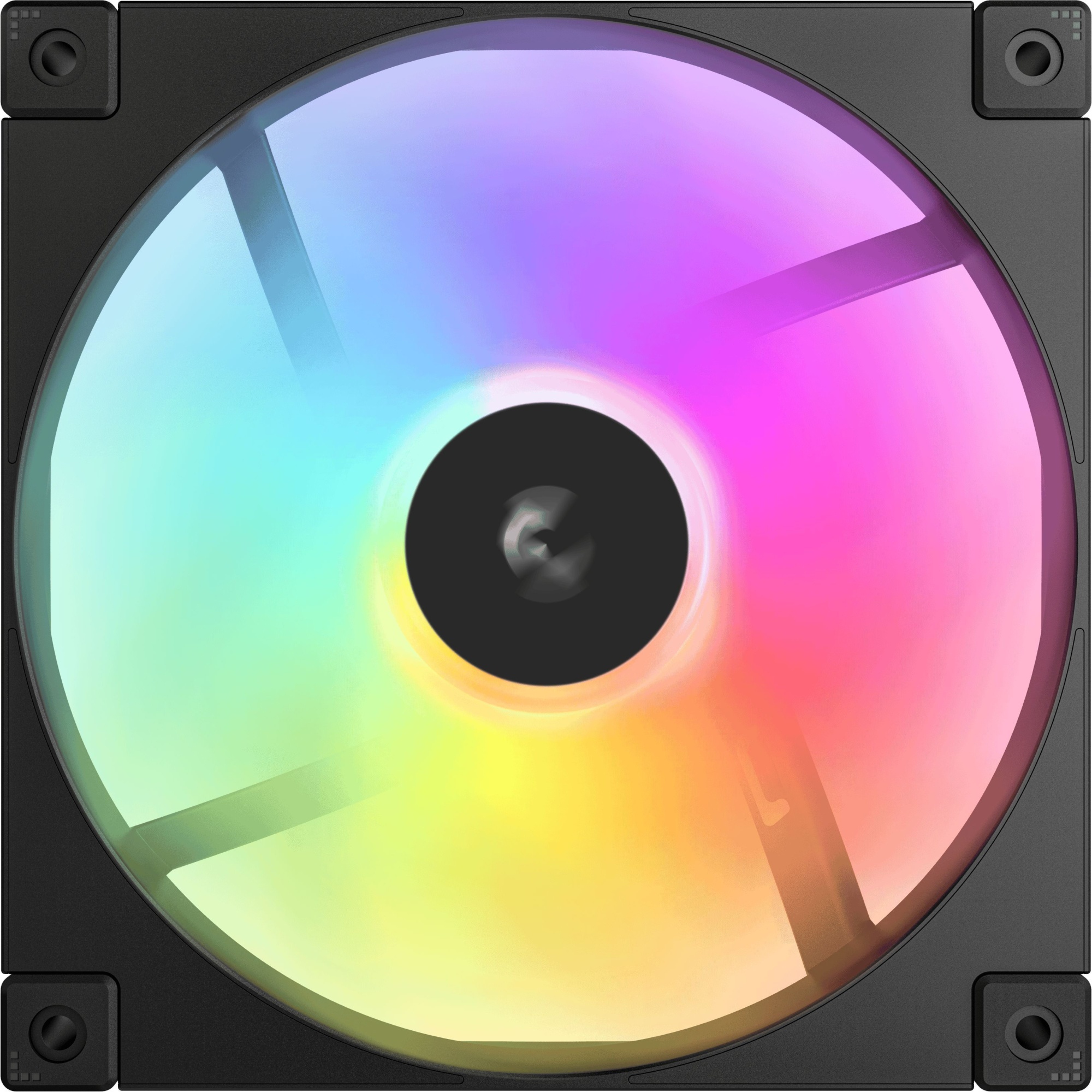 Вентилятор Deepcool FD14 ARGB 140х140x25 черный 4-pin (R-FD14-BKAPN1-G) Ret