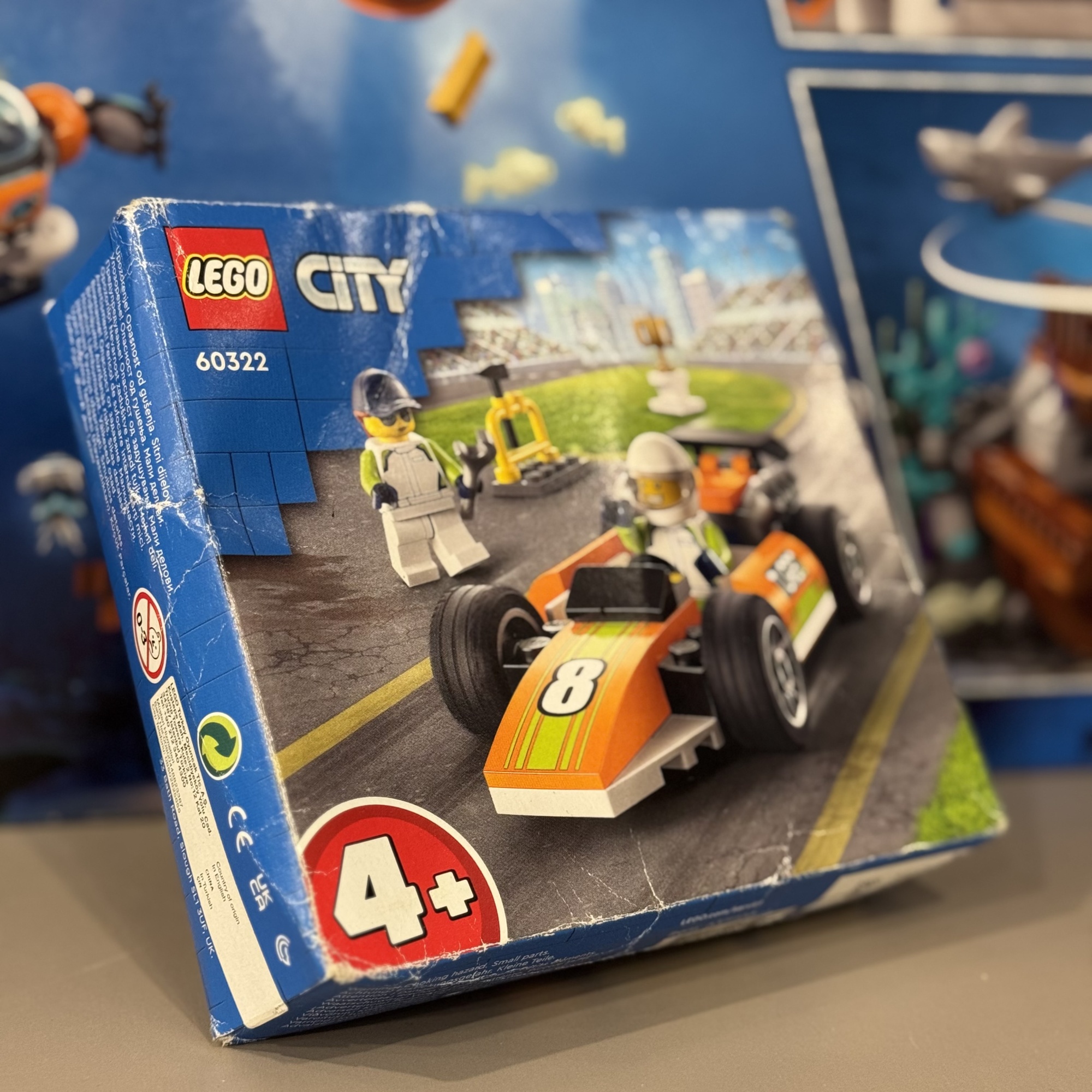 Конструктор Lego City Great Vehicles Гоночный автомобиль, 4+, 60322