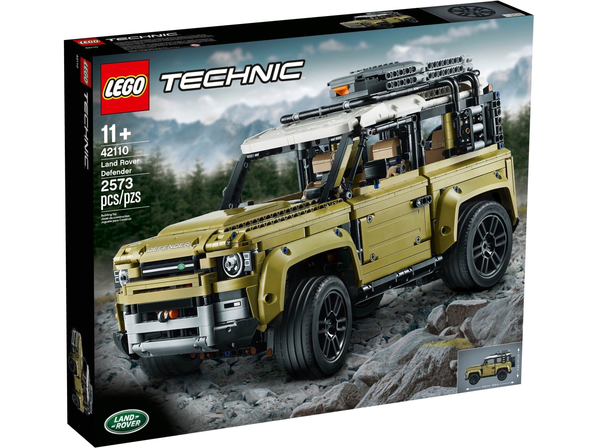 Конструктор Lego Technic Land Rover Defender 2573 pcs, 11+, 42110
