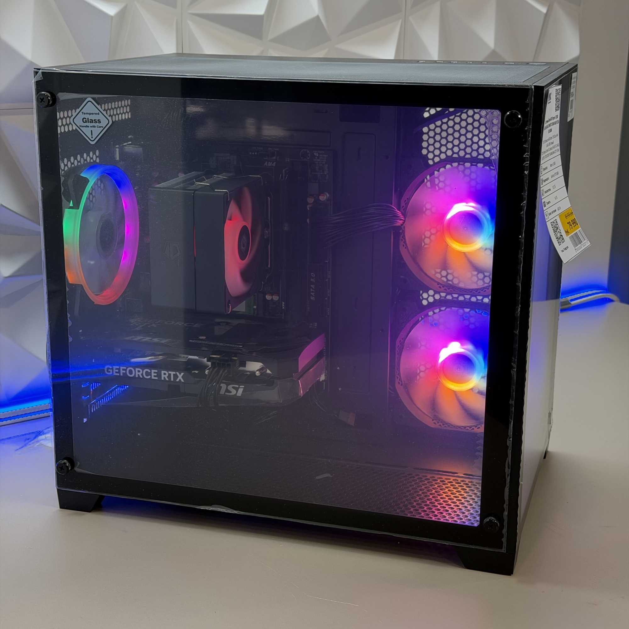 Игровой ПК R5 5500/RTX 5060 8Gb/16Gb DDR4/512Gb SSD/600W