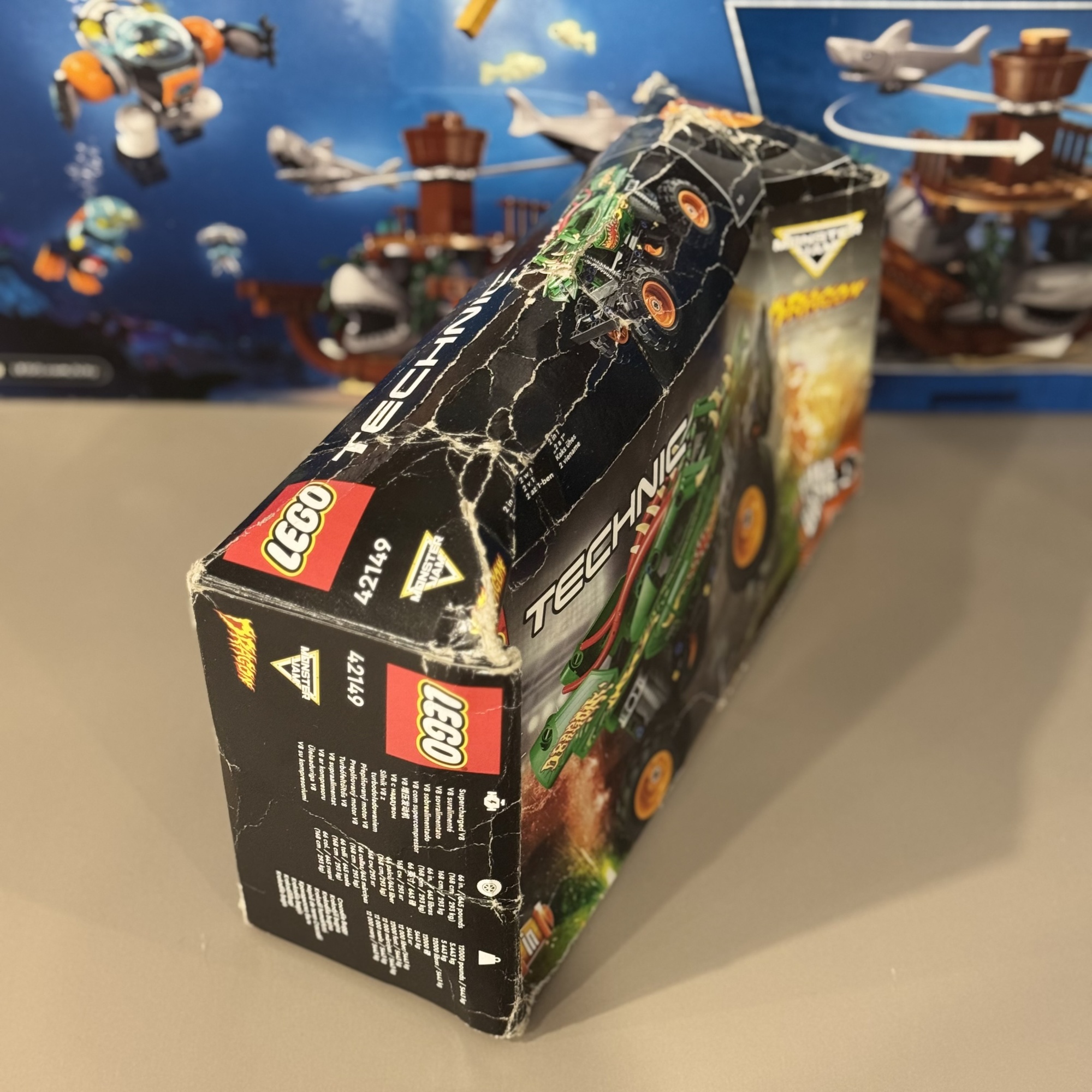 Набор Lego Technic Monster Jam Dragon, 42149