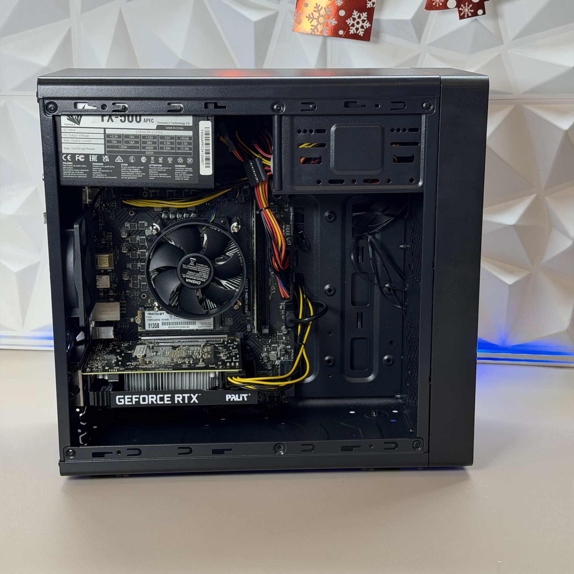 Системный блок IRU Tactio 310H6SEA MT i5 12400F/16Gb DDR4/SSD512Gb/RTX3050 8Gb/500W