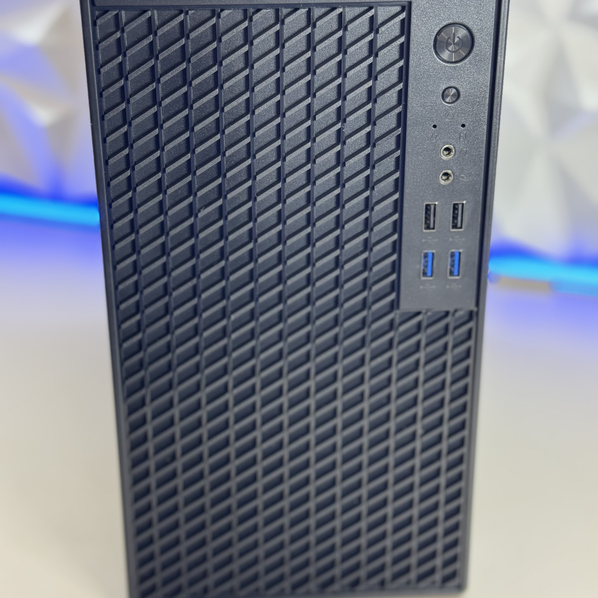 Компьютерный корпус с блоком питания Foxline 450Вт./ Case Forza mATX, 450W, 2xUSB2.0+2xUSB3.0, Black, w/o FAN, 8 cm fan PSU, power cord