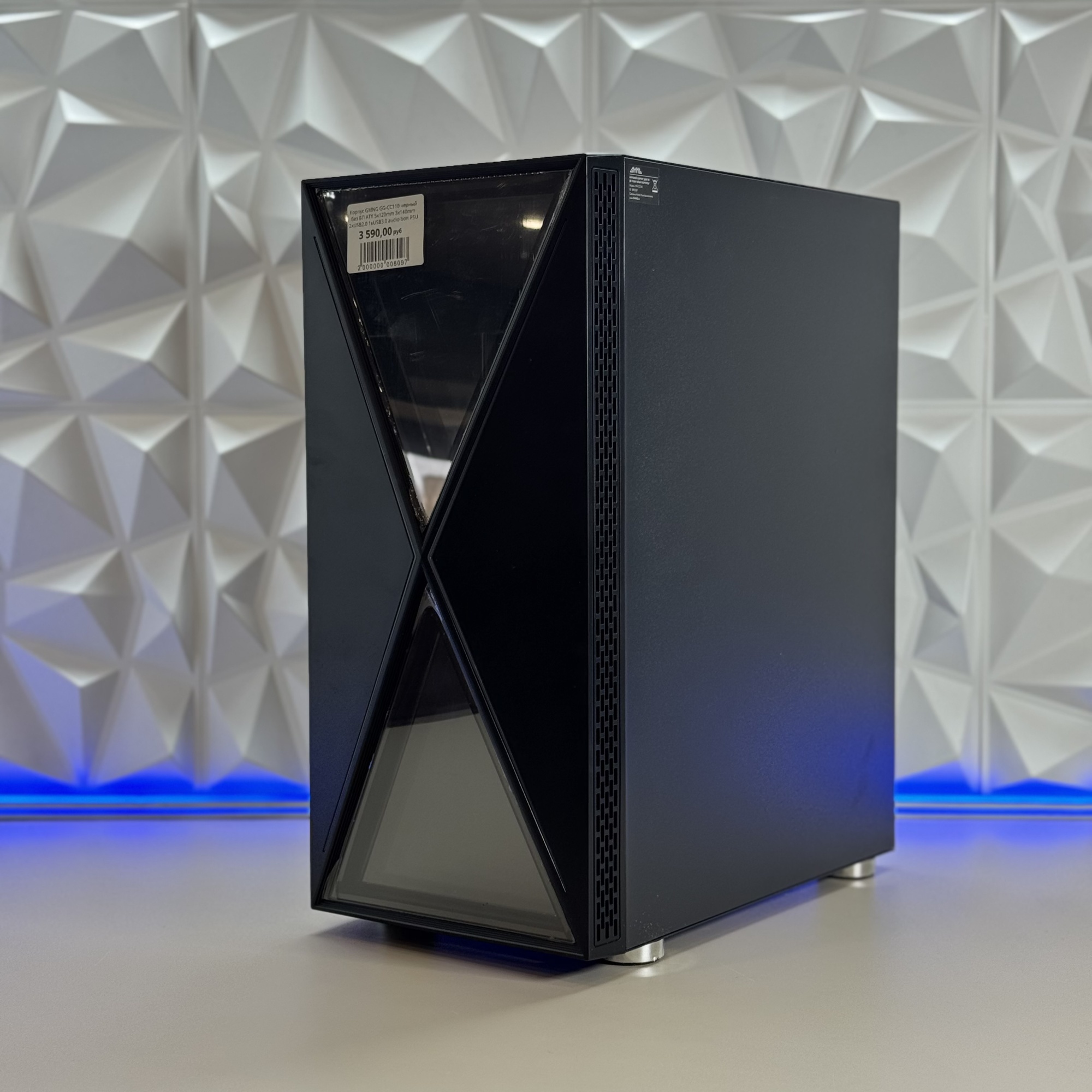 Корпус GMNG GG-CC110 черный без БП ATX 5x120mm 3x140mm 2xUSB2.0 1xUSB3.0 audio bott PSU