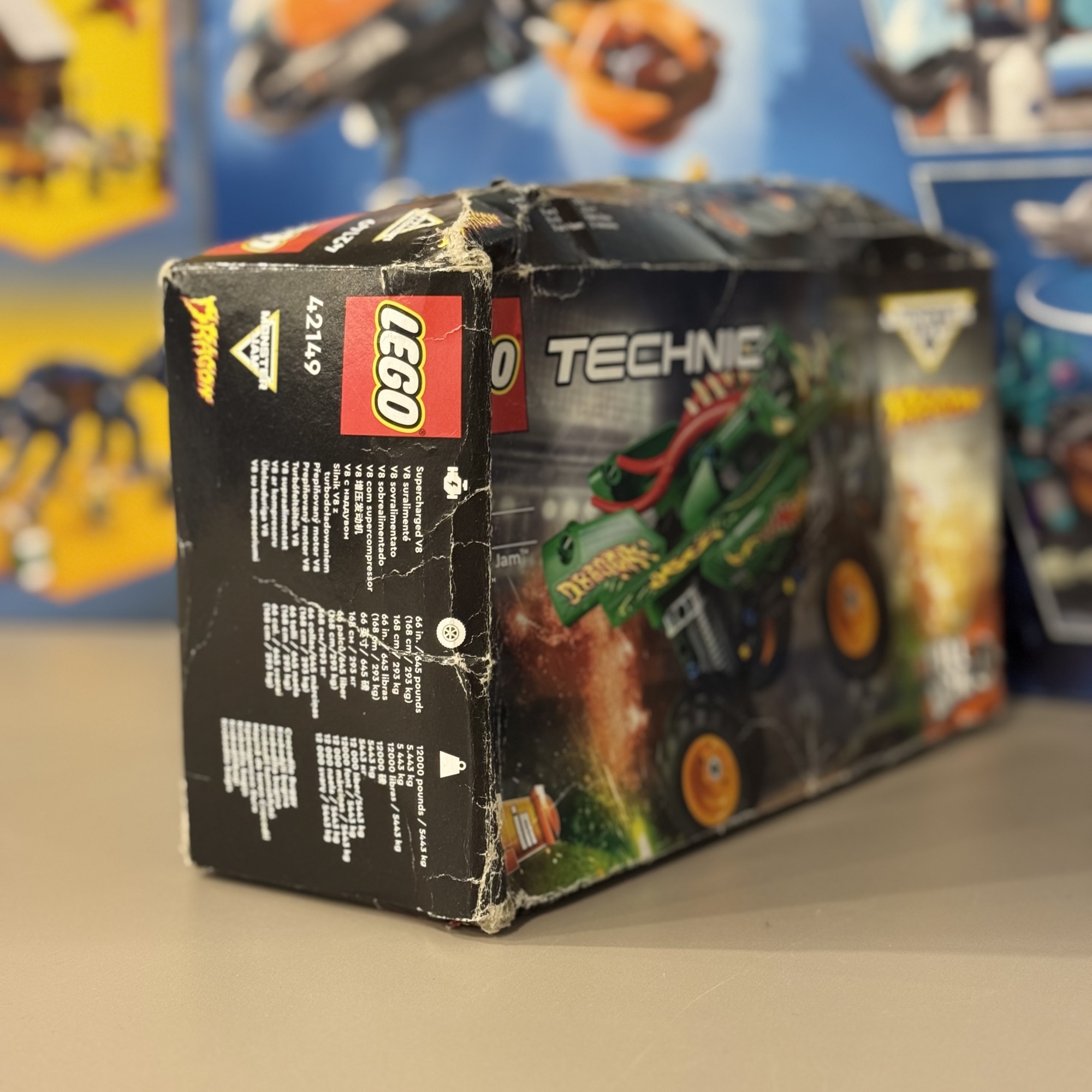 Набор Lego Technic Monster Jam Dragon, 42149