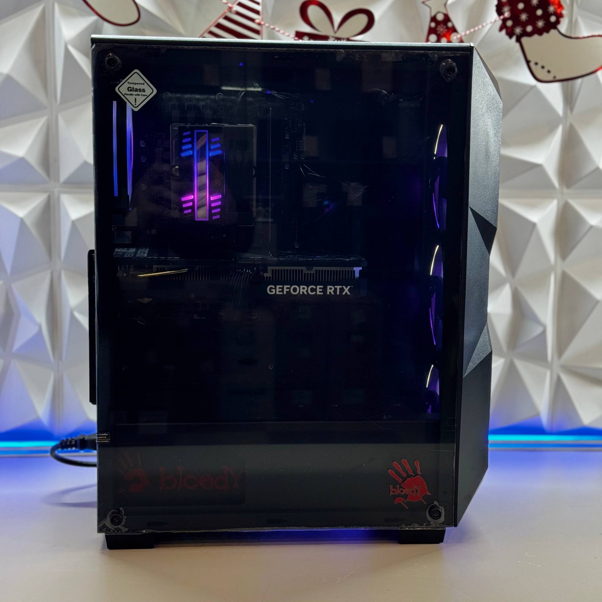 Системный блок Bloody BD-PC CH61C1 MT i5 12400F/16Gb/SSD1Tb/RTX4060 8Gb/W11H64/черный (RUS)