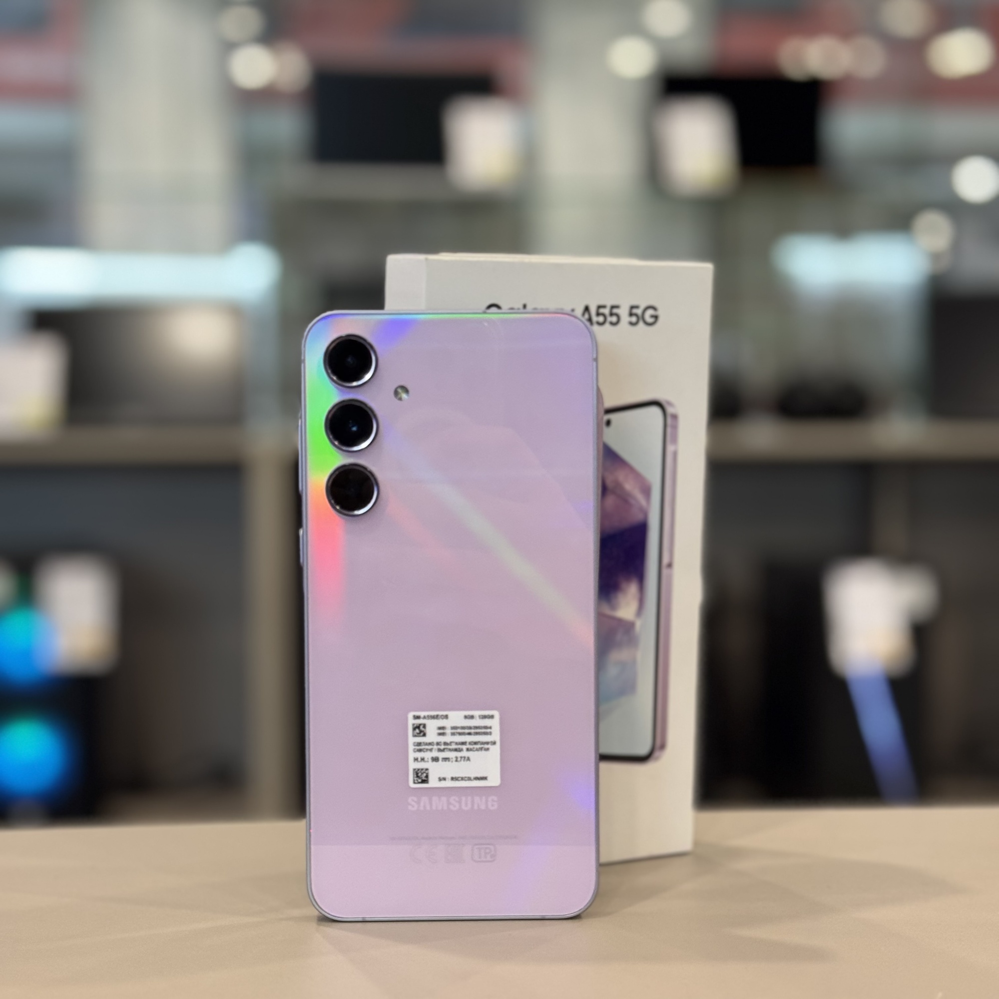 Samsung Galaxy A55 5G 8/128Gb (SM-A556E/DS) Лаванда