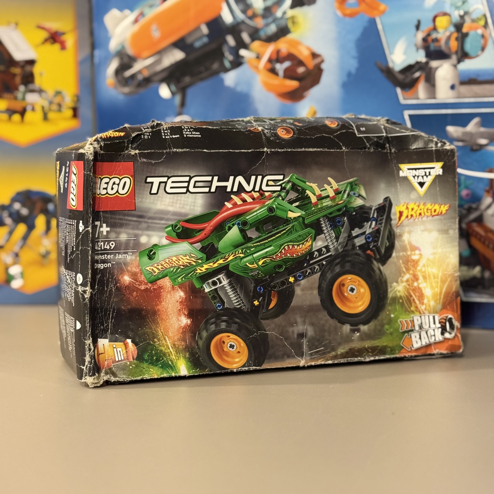 Набор Lego Technic Monster Jam Dragon, 42149