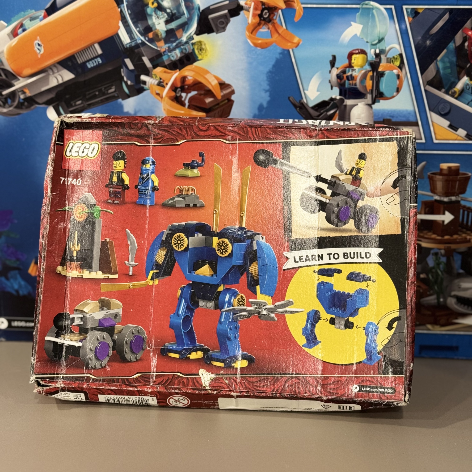 Конструктор Lego Ninjago Электрический робот Джея, 71740