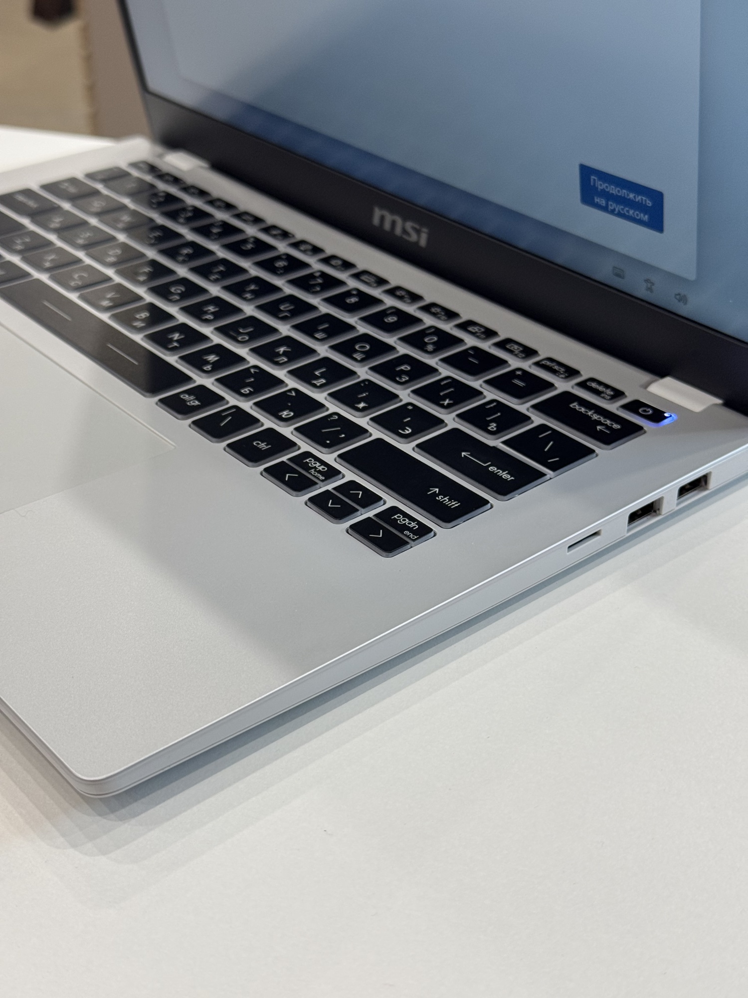 Ноутбук MSI Modern 14 C12MO-688RU i7 1255U/16Gb/SSD512Gb/14"/IPS/FHD/W11Pro/silver