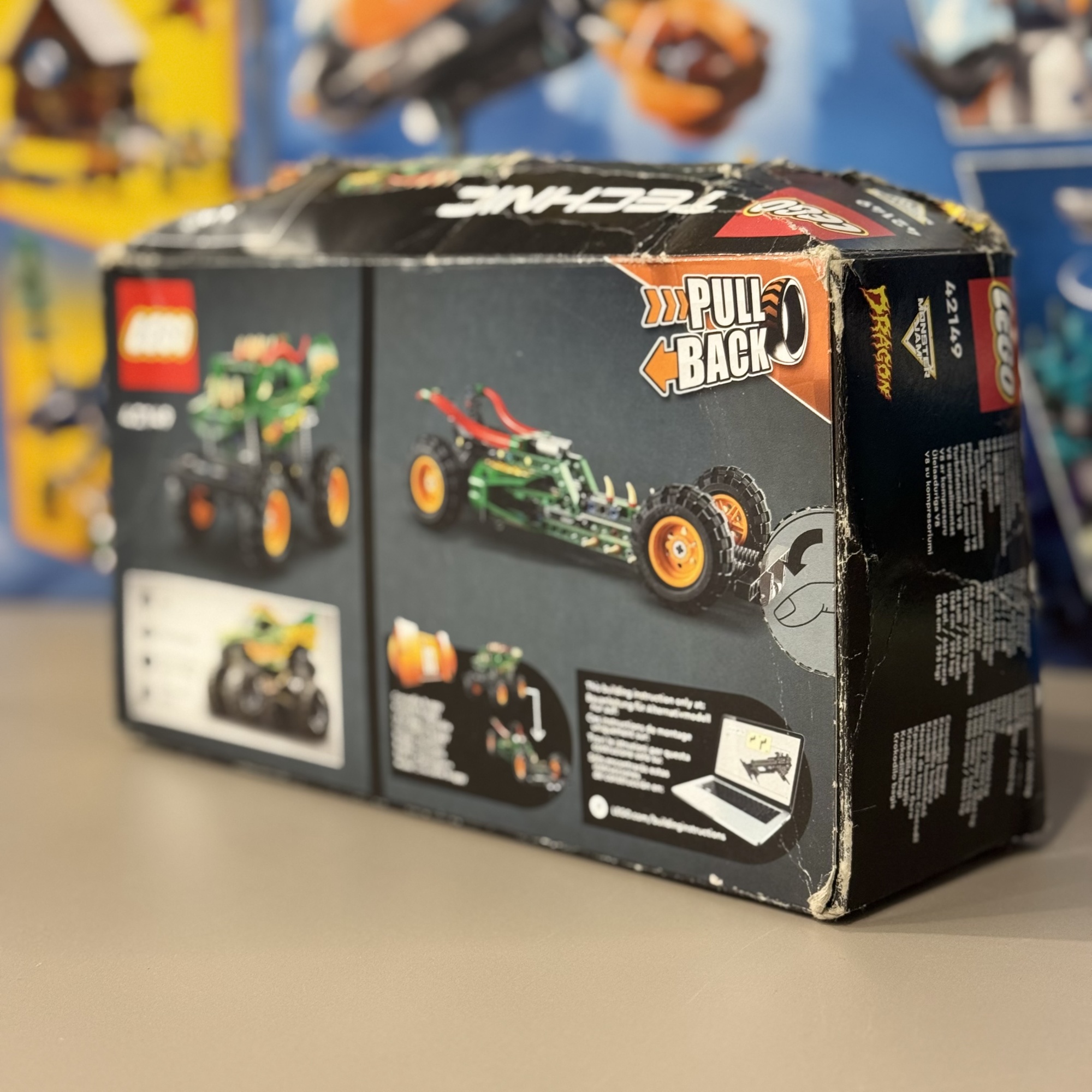 Набор Lego Technic Monster Jam Dragon, 42149