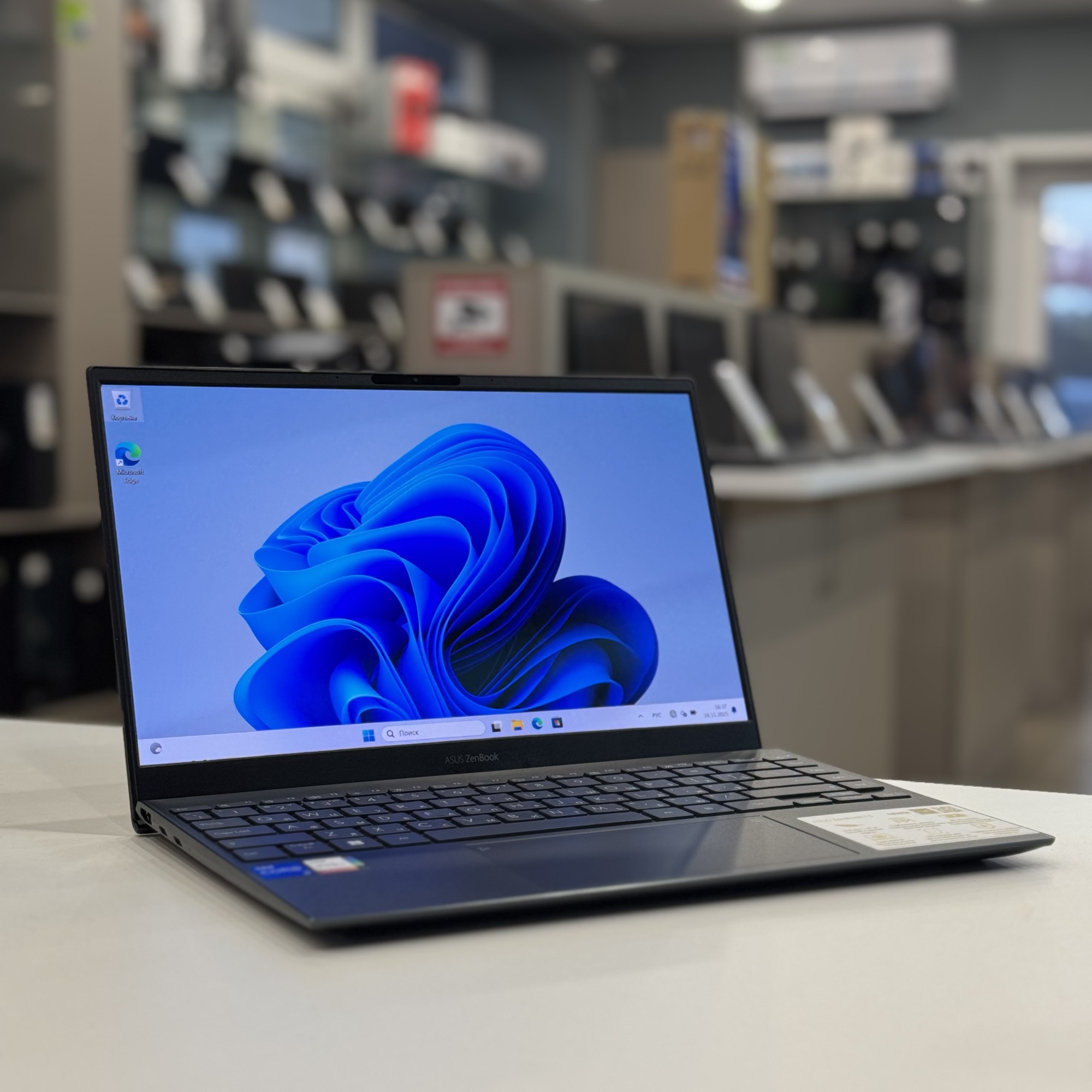 Ноутбук ASUS Zenbook 13 OLED UX325EA-KG238 13.3"/OLED/Intel Core i5 1135G7 2.4GhzX4, 16Gb DDR4, 512ГБ SSD, Intel Iris Xe graphics, серый