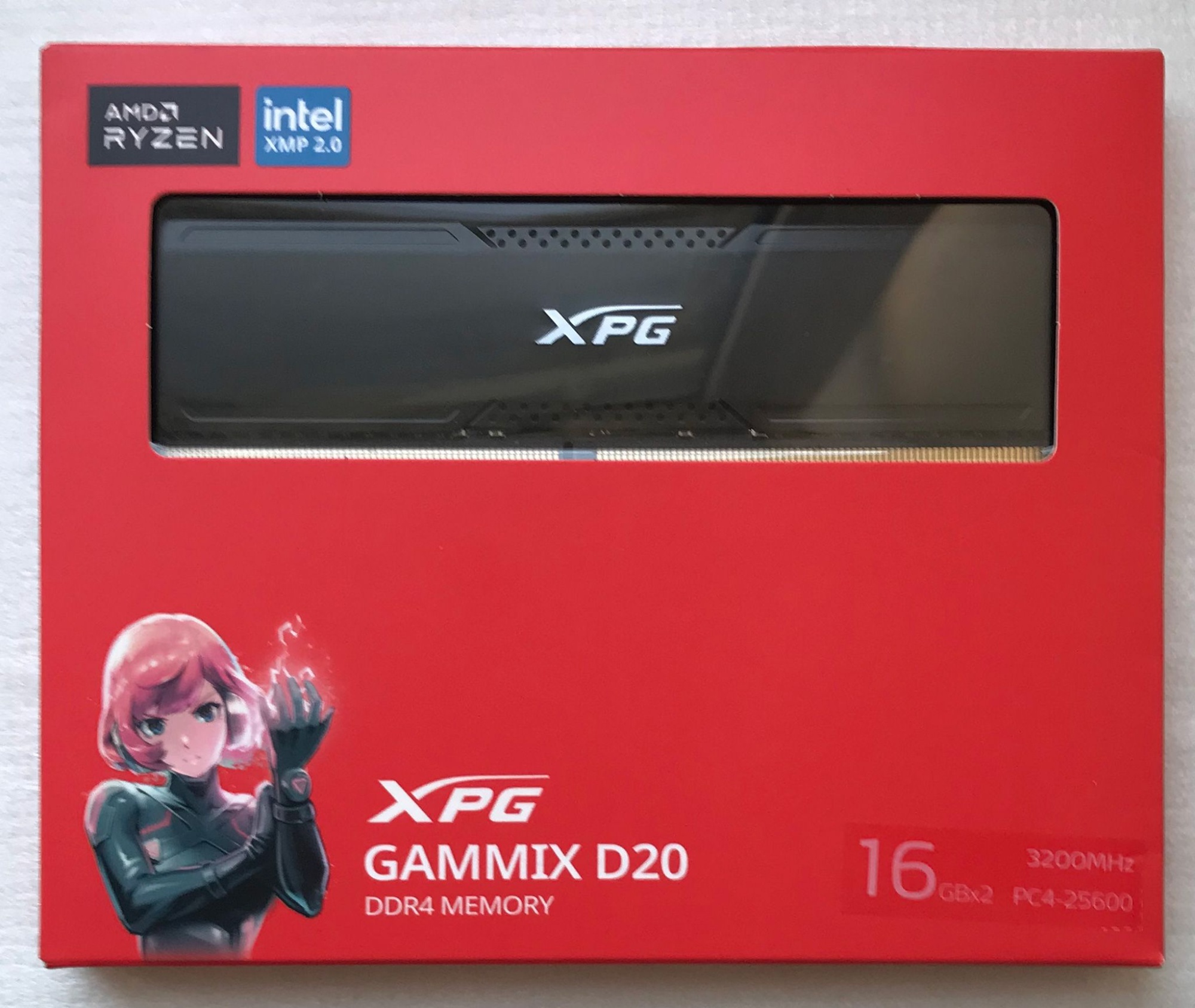 Оперативная память XPG DDR4 16Gb AX4U320016G16A-DCBK20