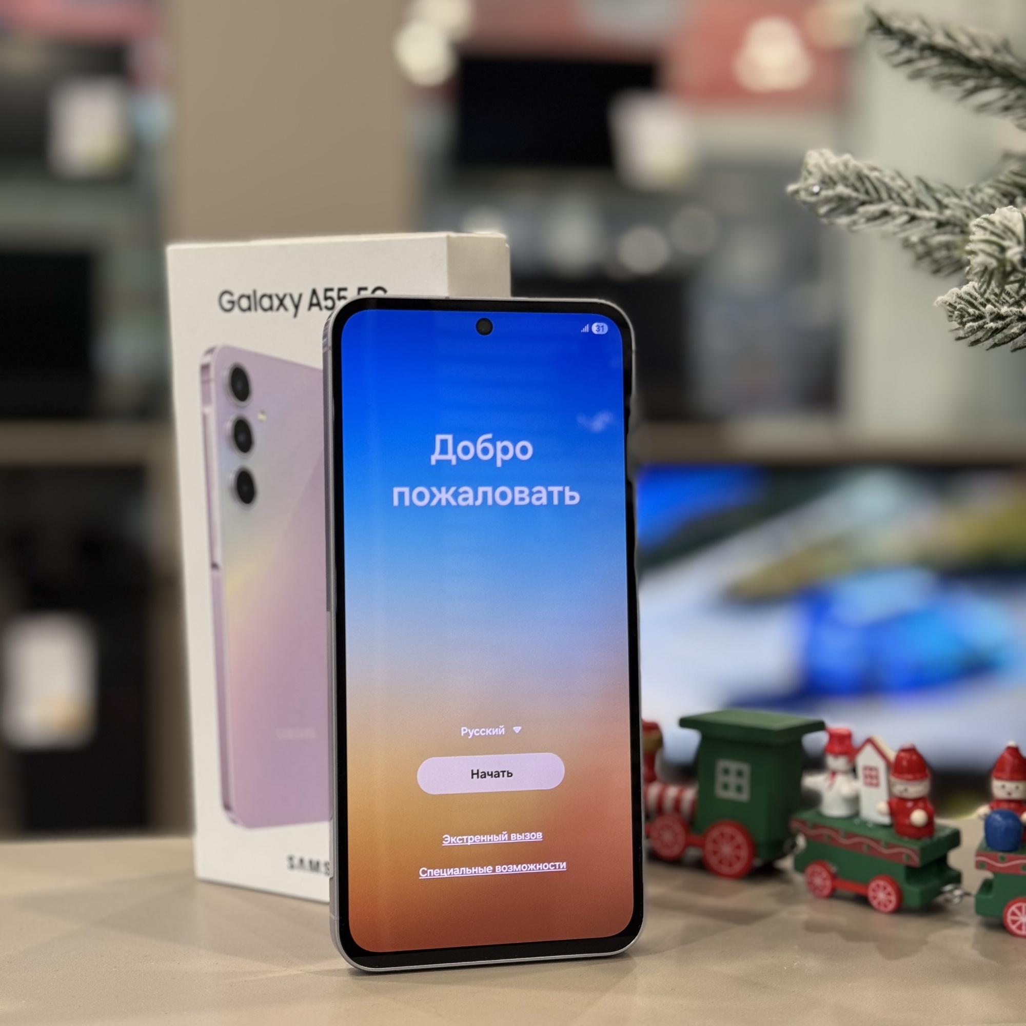 Samsung Galaxy A55 5G 8/128Gb (SM-A556E/DS) Лаванда