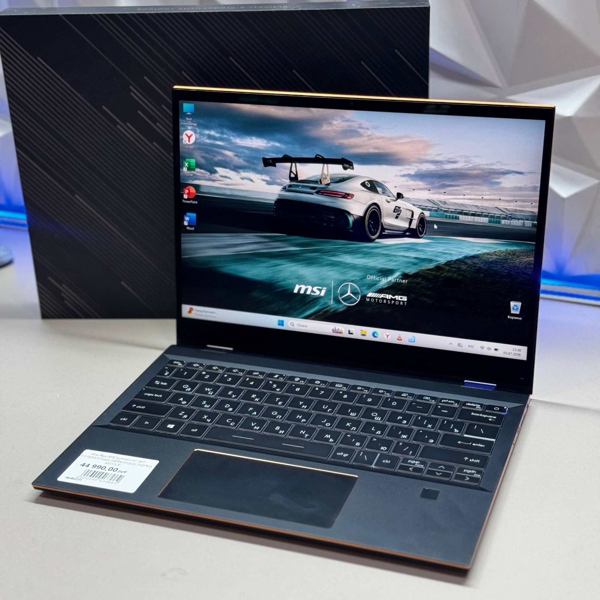 Ноутбук MSI Summit  A11MT i7-1185G7/16Gb DDR4/512Gb SSD/Iris XE/13.3"