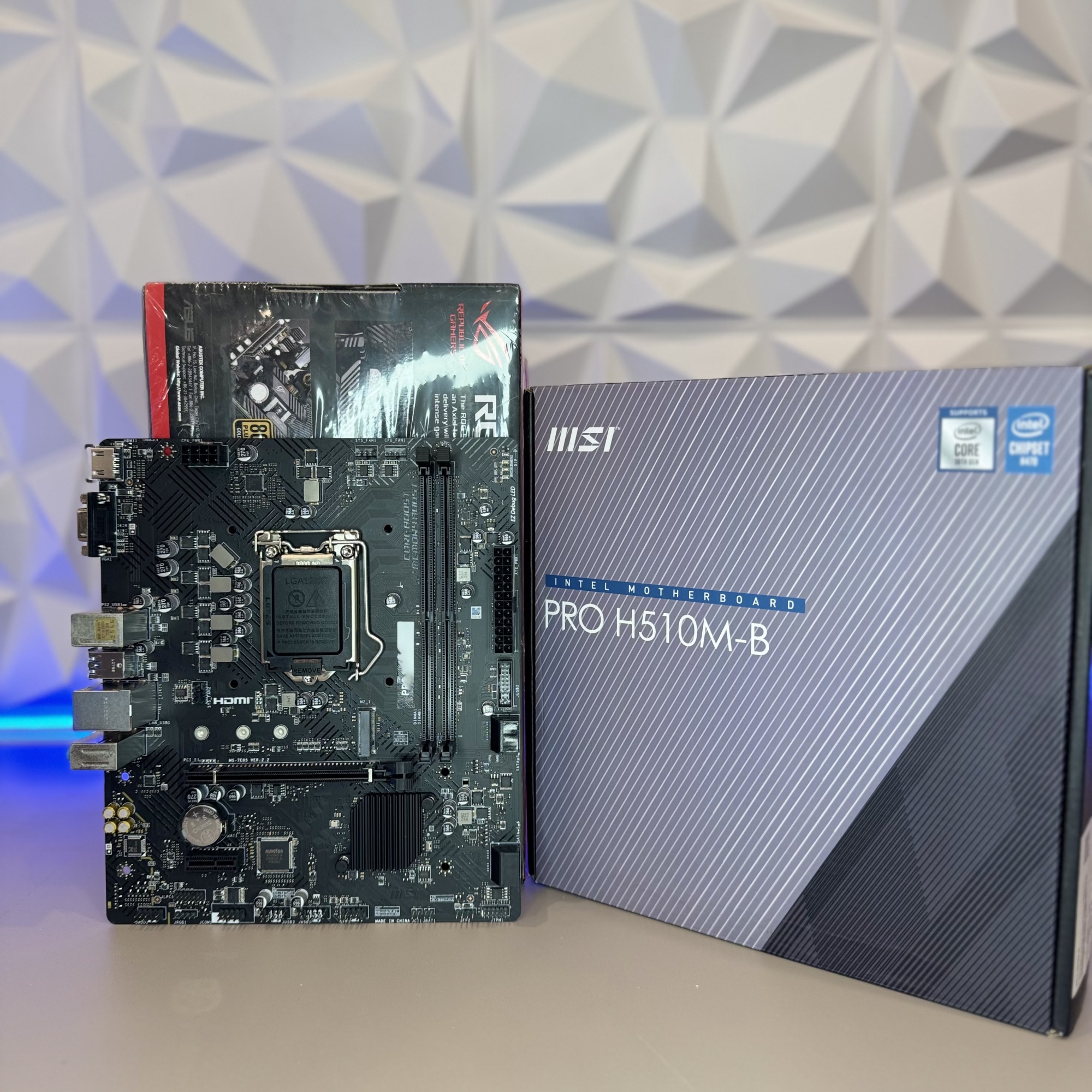 Материнская плата MSI PRO H510M-B (10Gen only) Soc-1200 Intel H470 2xDDR4 mATX AC`97 8ch(7.1) GbLAN